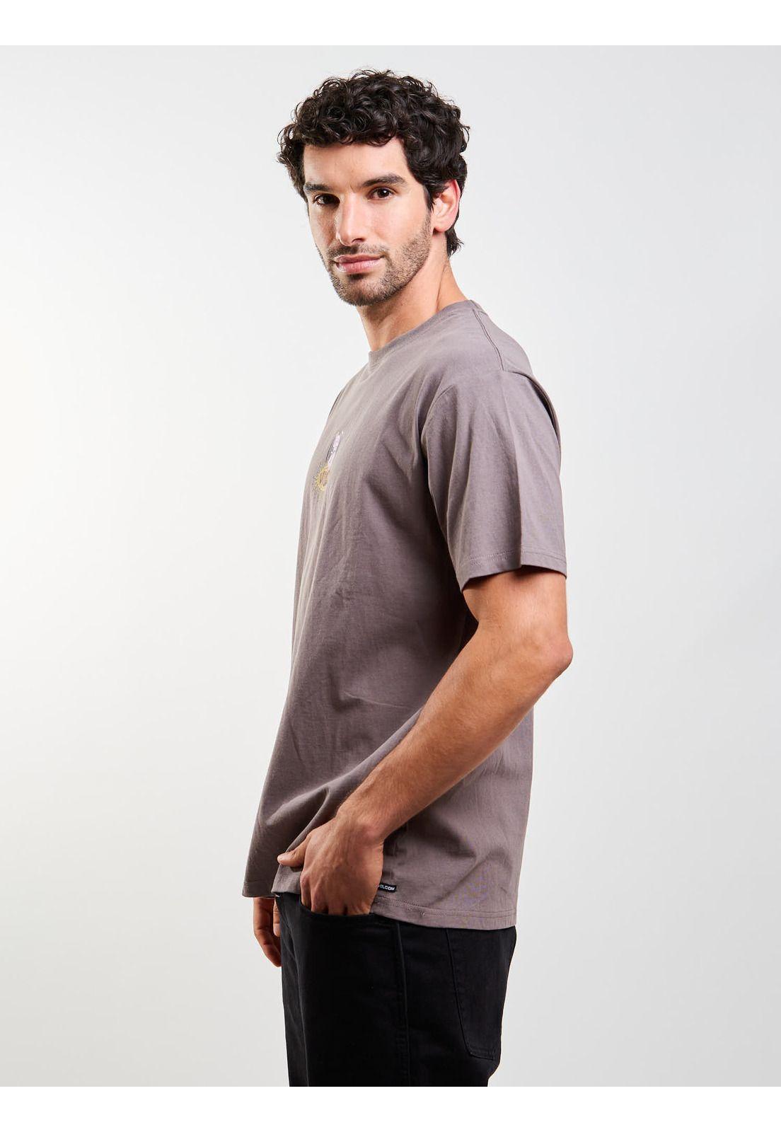 Polera MC Circle Stone Café Hombre Volcom-4