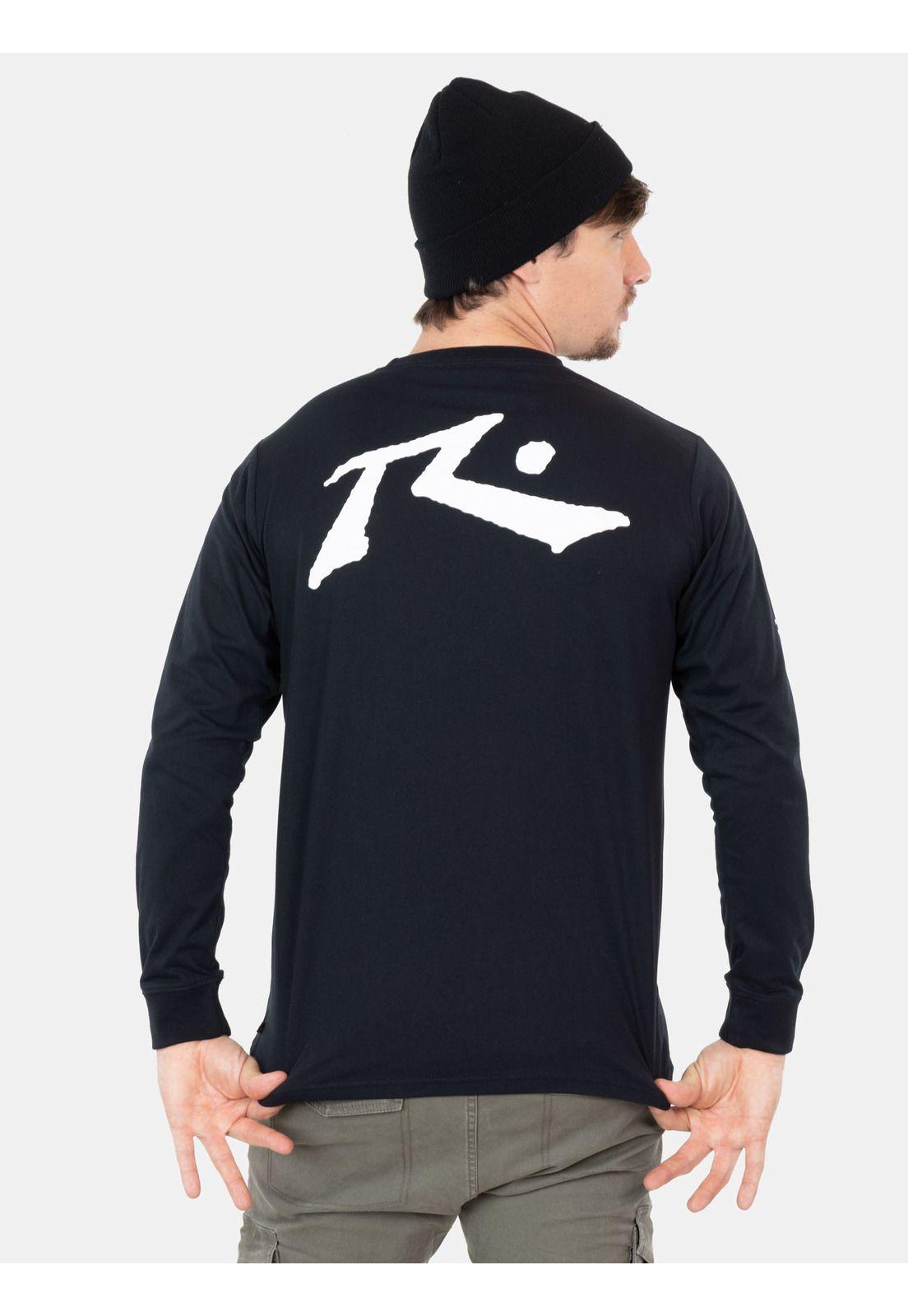 Polera Heather Tees Negro Hombre Rusty-2