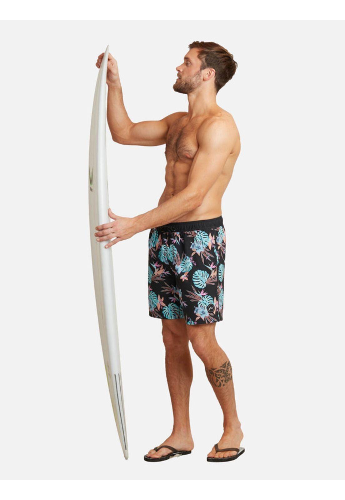 Traje De Baño Not Tropico Short Multicolor Hombre Volcom-3