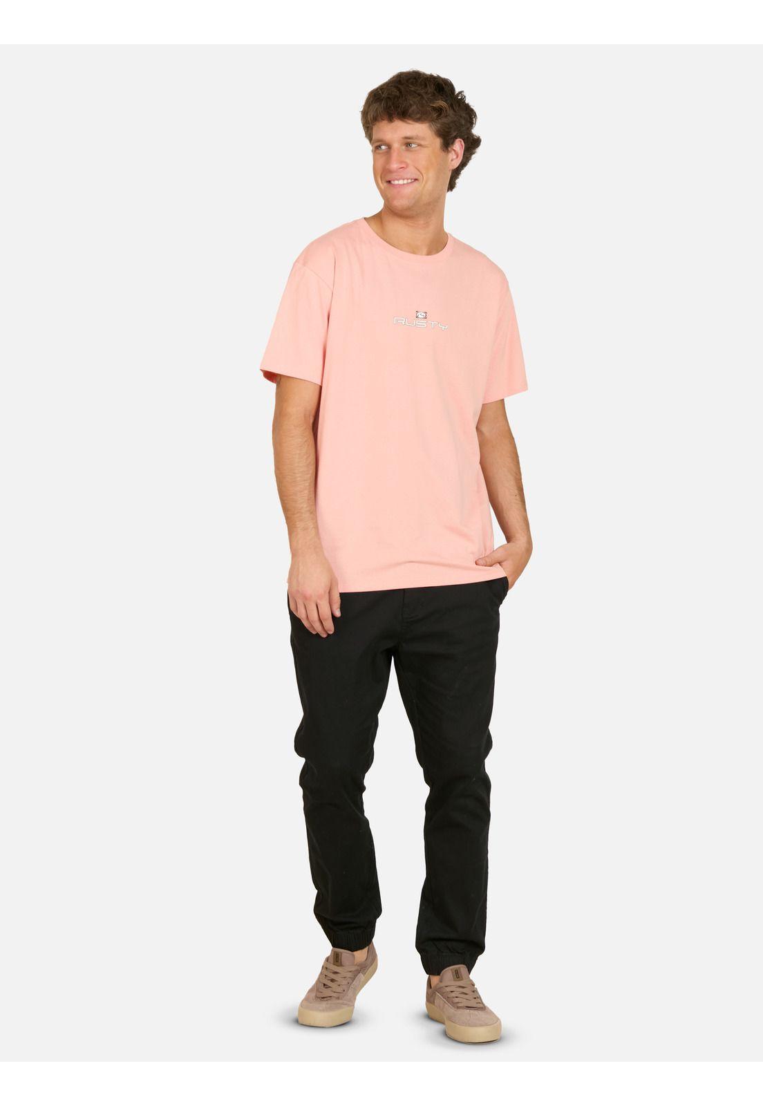 Polera MC Dusty Rosado Hombre Rusty-3