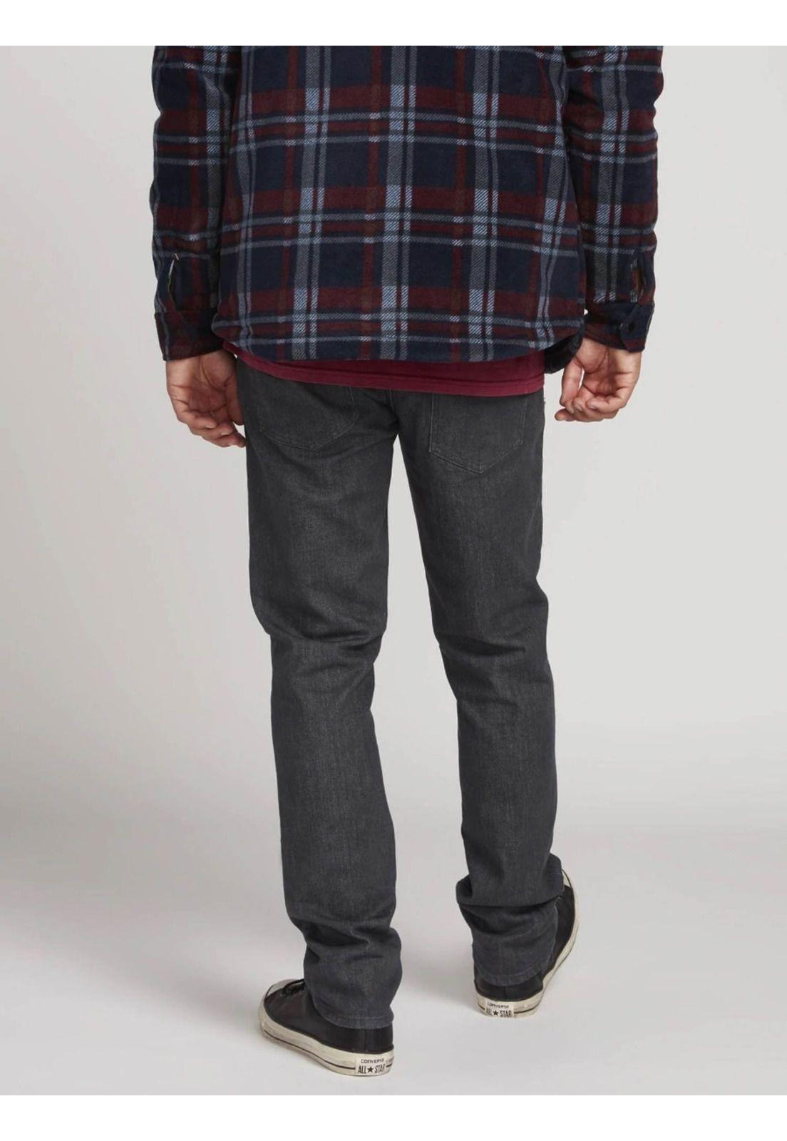 Jeans Vorta Hombre Gris Oscuro Volcom-1