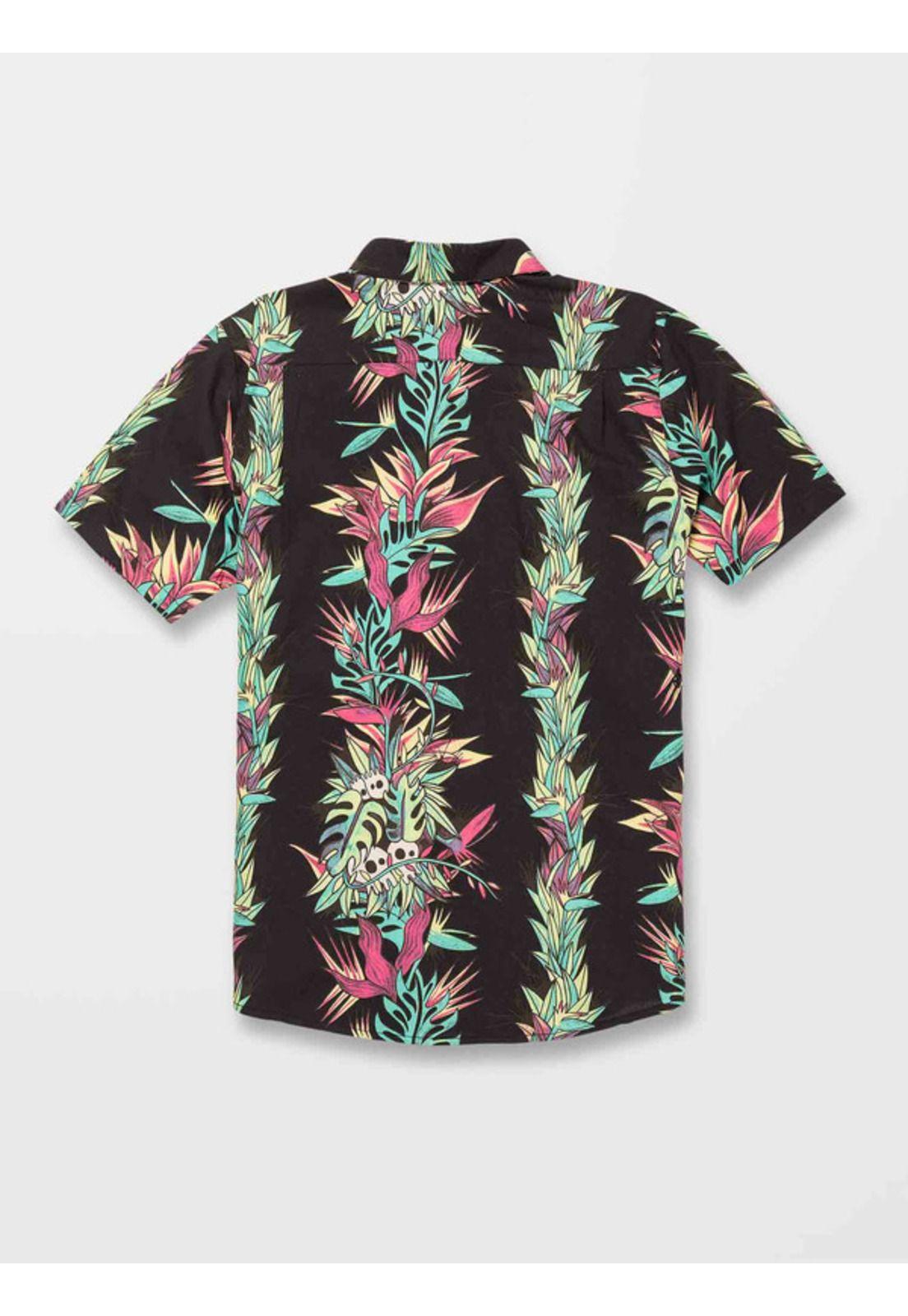 Camisa V Ent Pepper Ss  Hombre Negro Volcom-1