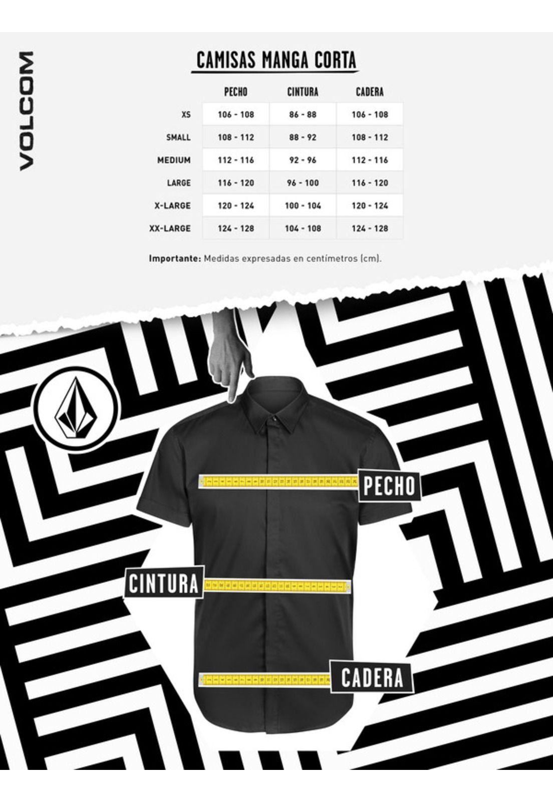 Camisa V Ent Pepper Ss  Hombre Negro Volcom-2