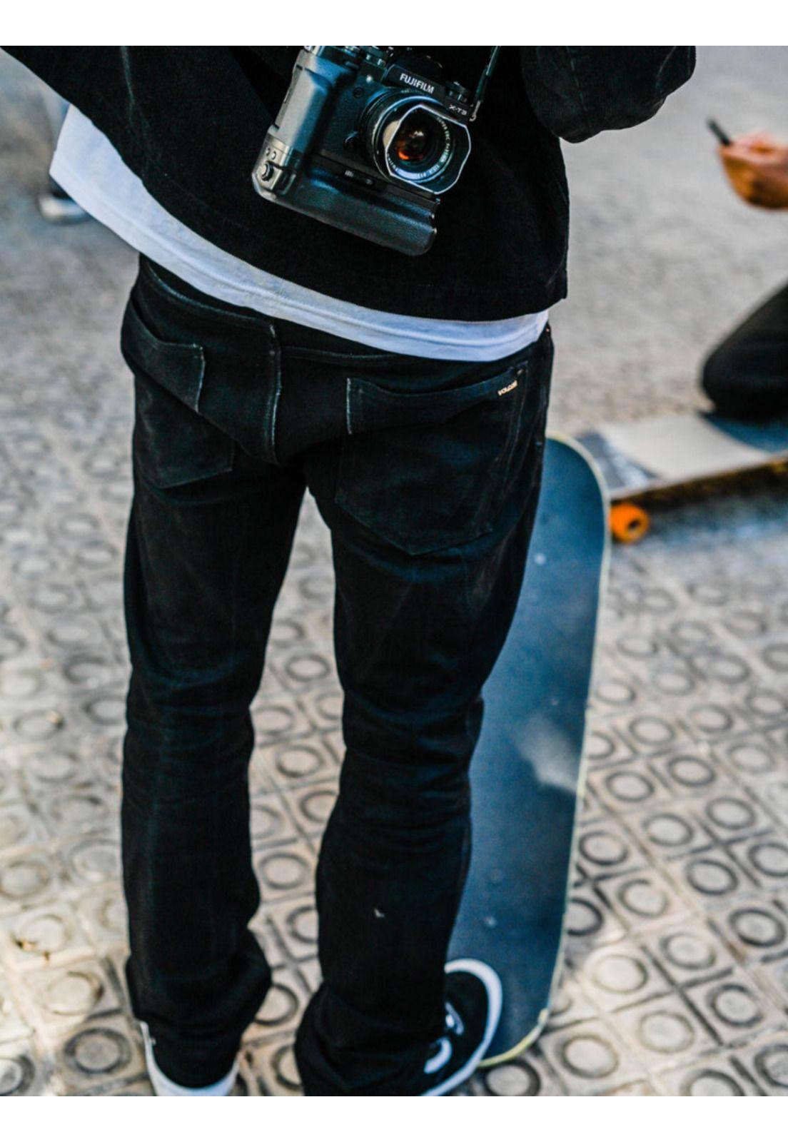 Jeans Solver Negro Hombre Volcom-1