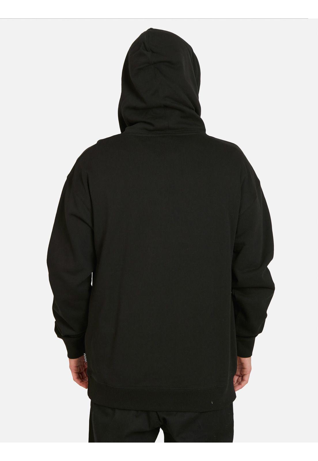Poleron Canguro Stonico Negro Hombre Volcom-1