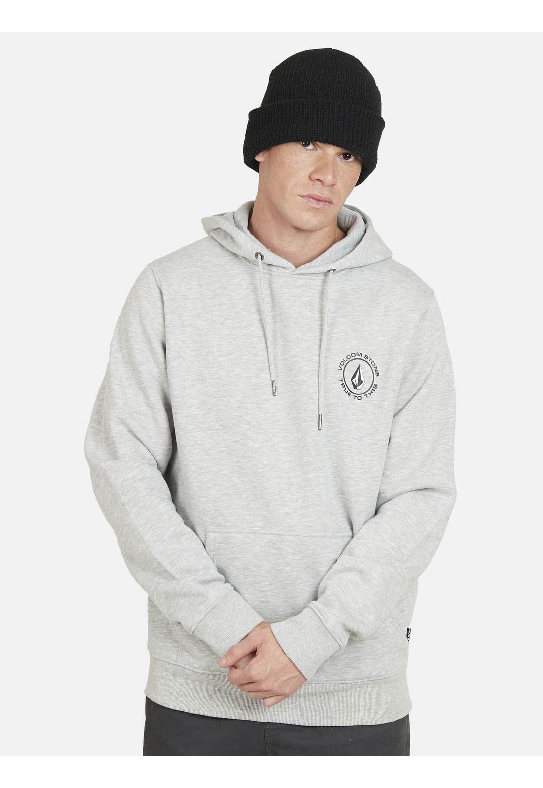 Poleron VLCM TRUE Hombre Gris Volcom-0