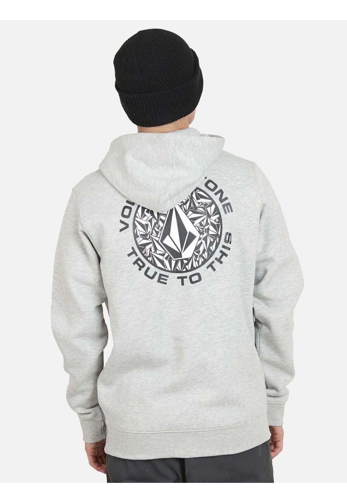 Poleron VLCM TRUE Hombre Gris Volcom-1