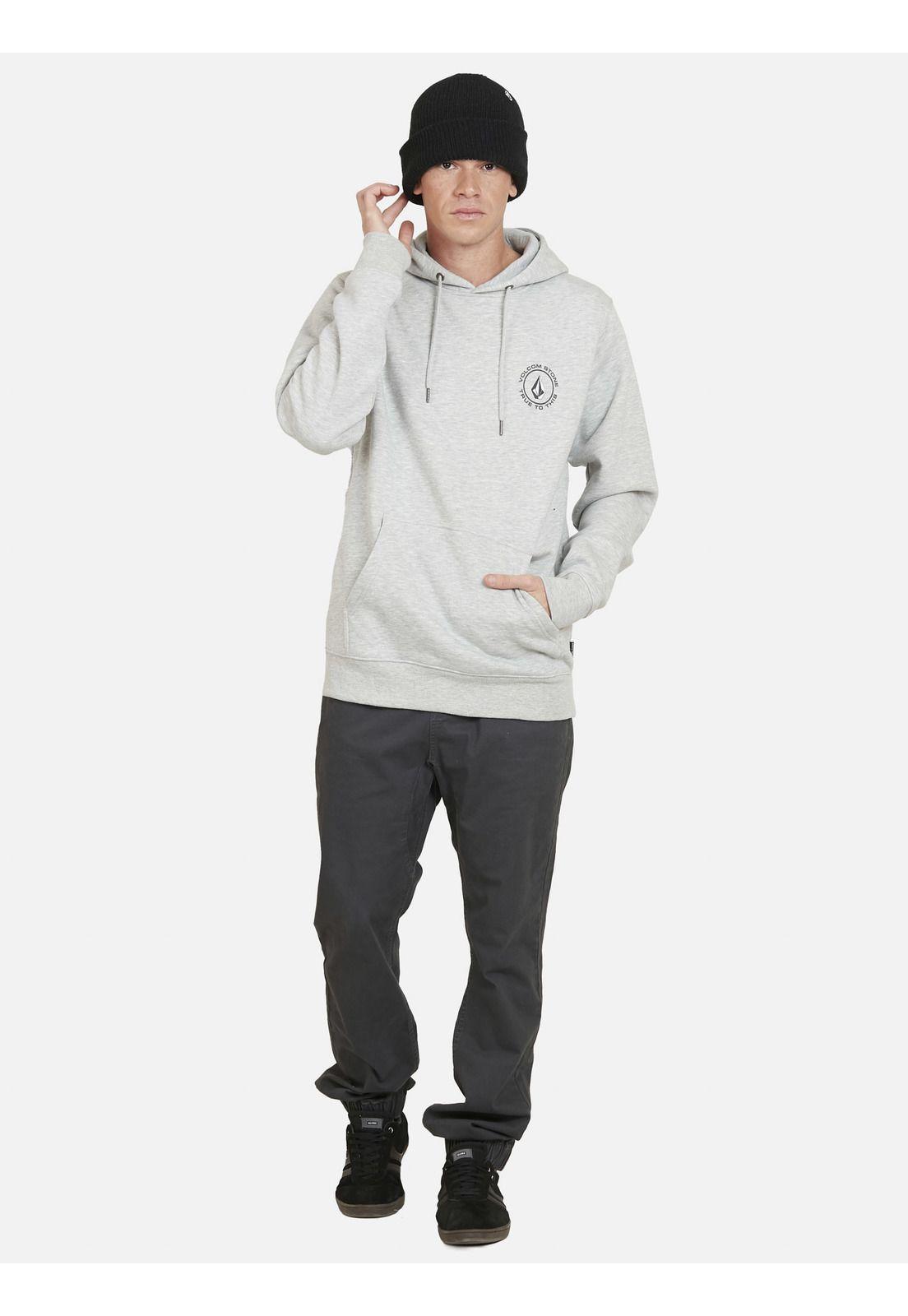 Poleron VLCM TRUE Hombre Gris Volcom-3