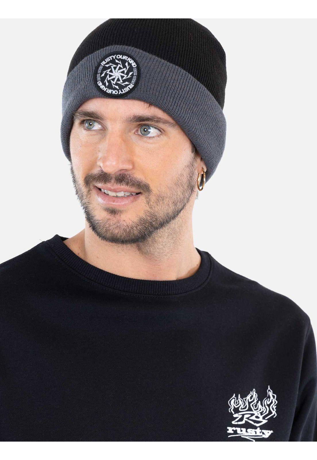 Poleron Break  Negro Hombre Rusty-2