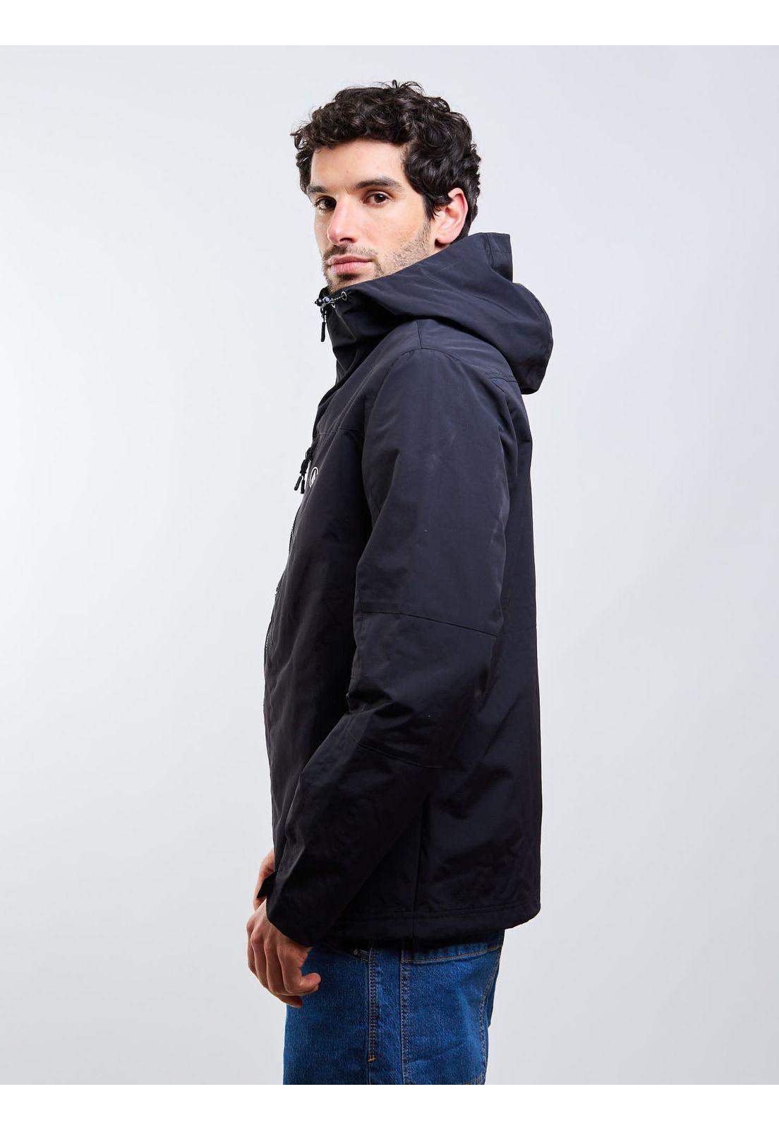 Cortaviento Stone Bat Negro Hombre Volcom-2