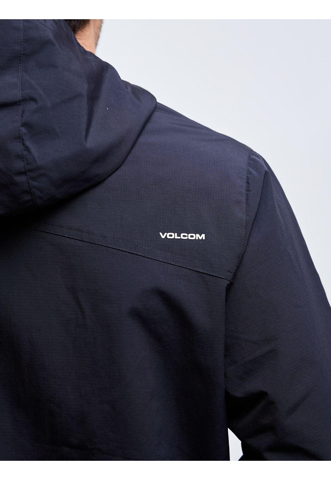 Cortaviento Stone Bat Negro Hombre Volcom-3