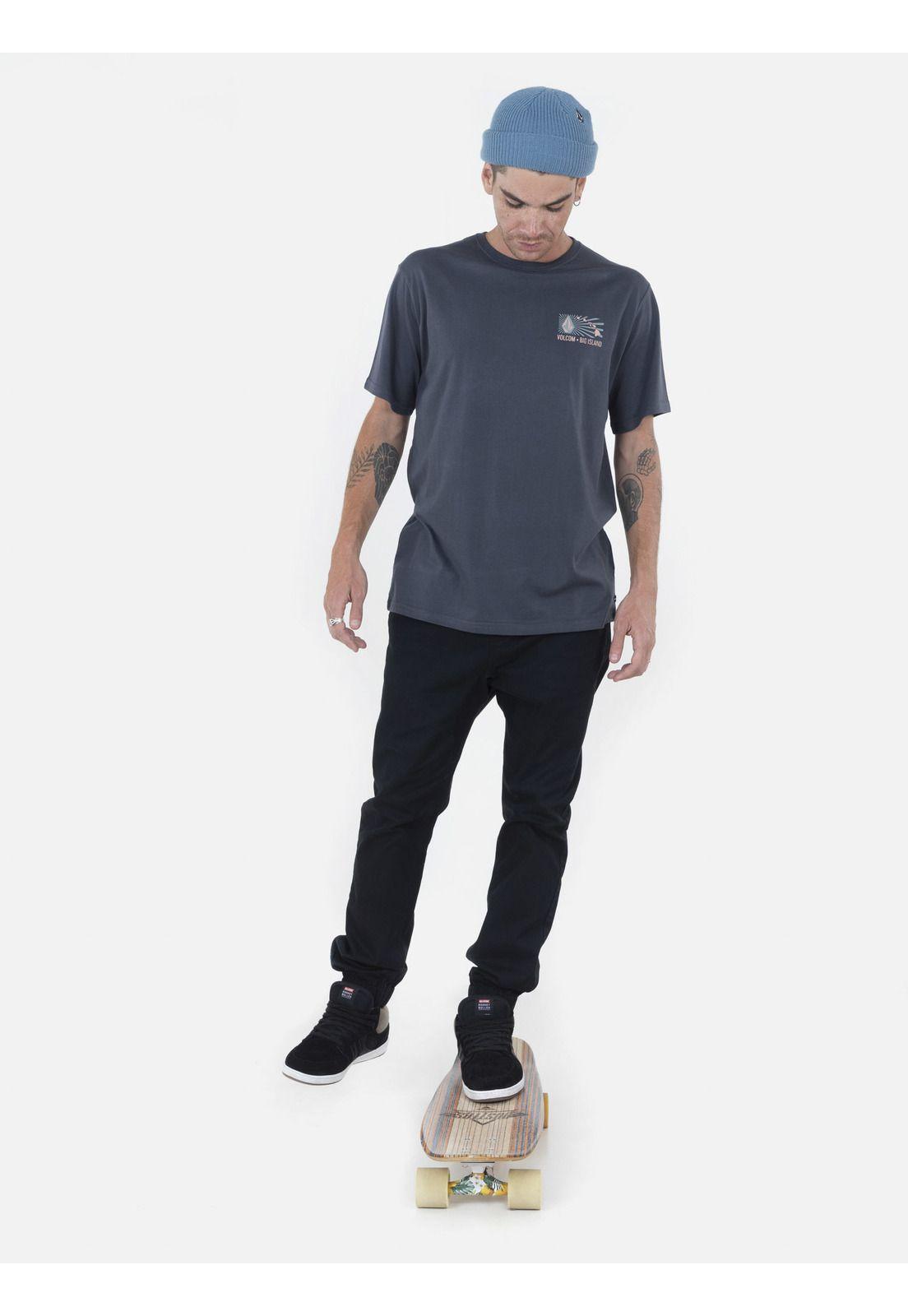 Polera Hombre WAIKIKI S/S TEE Gris Oscuro Volcom-3