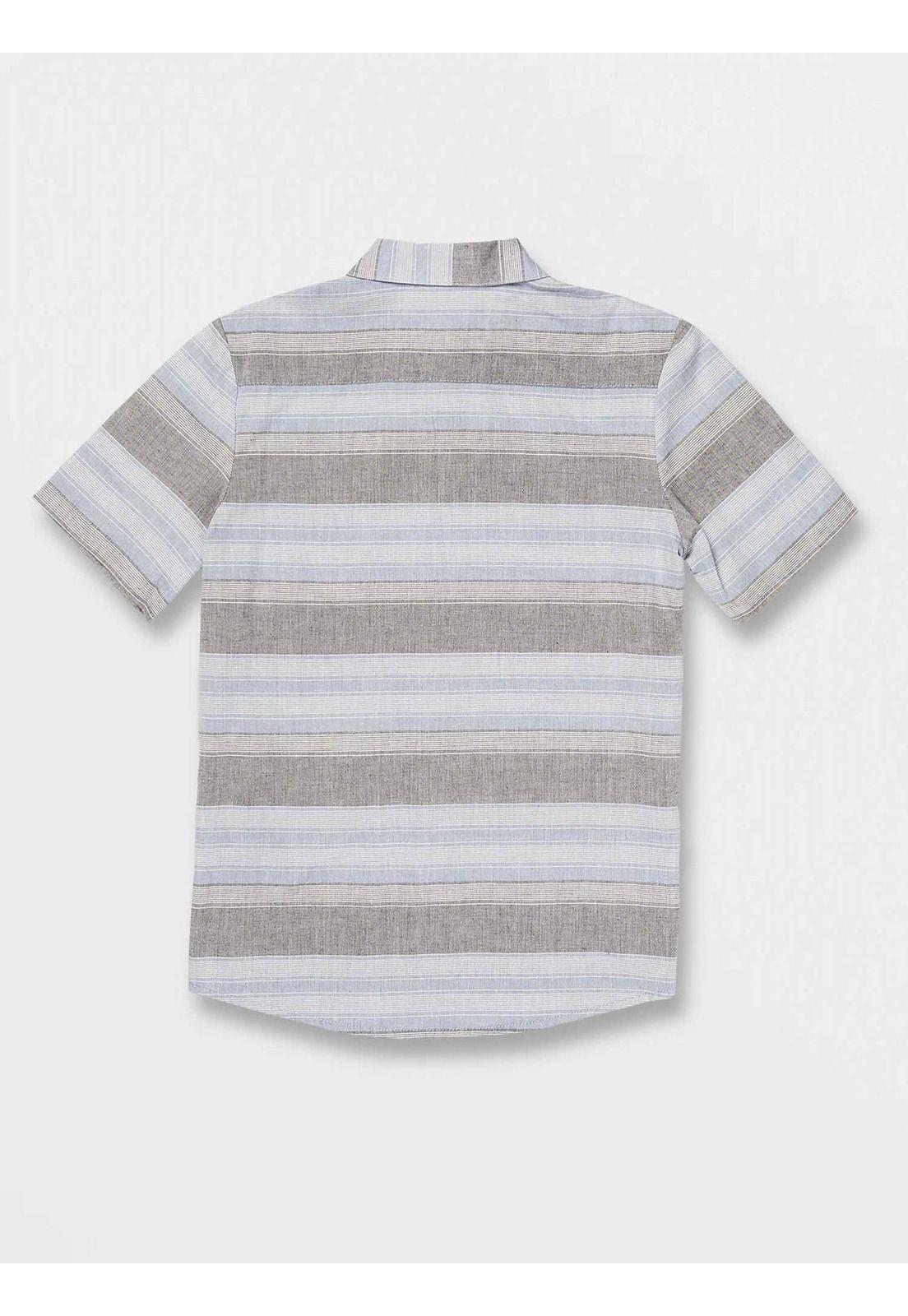 Camisa PLANER SS Juvenil Azul Volcom-1