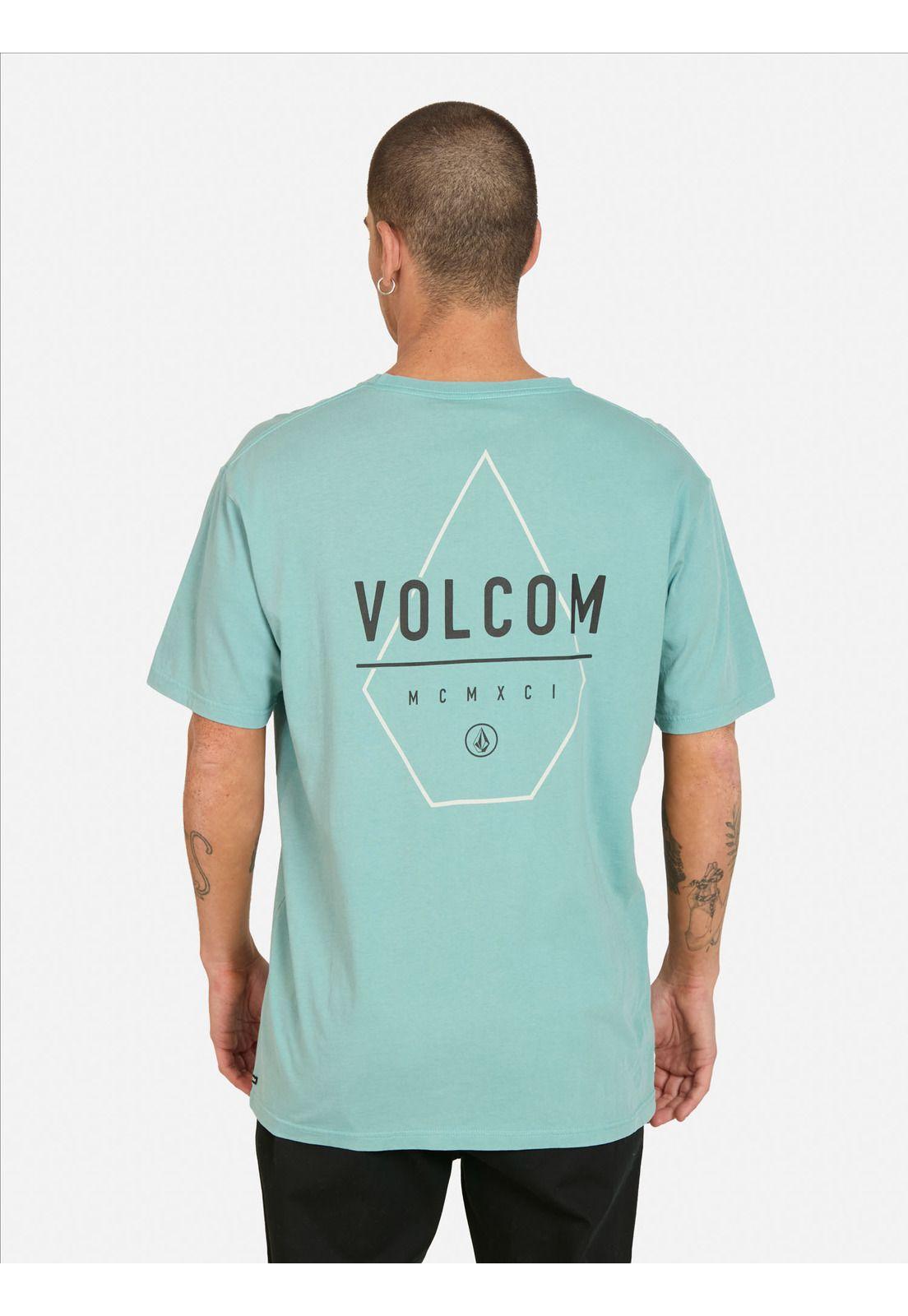 Polera MC Occupied Verde Hombre Volcom-1