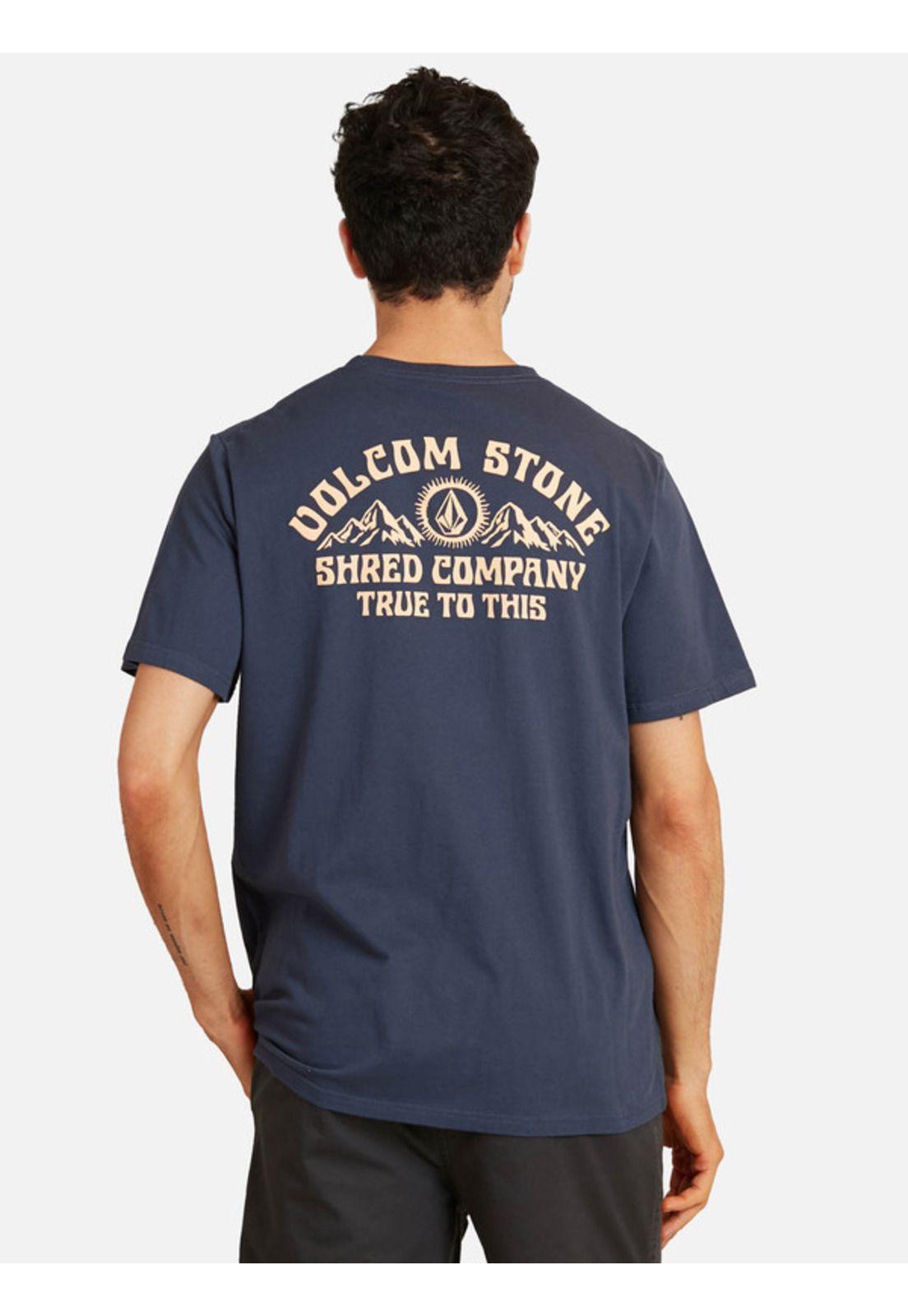 Polera Mountain Side Sst Azul marino Hombre Volcom-1