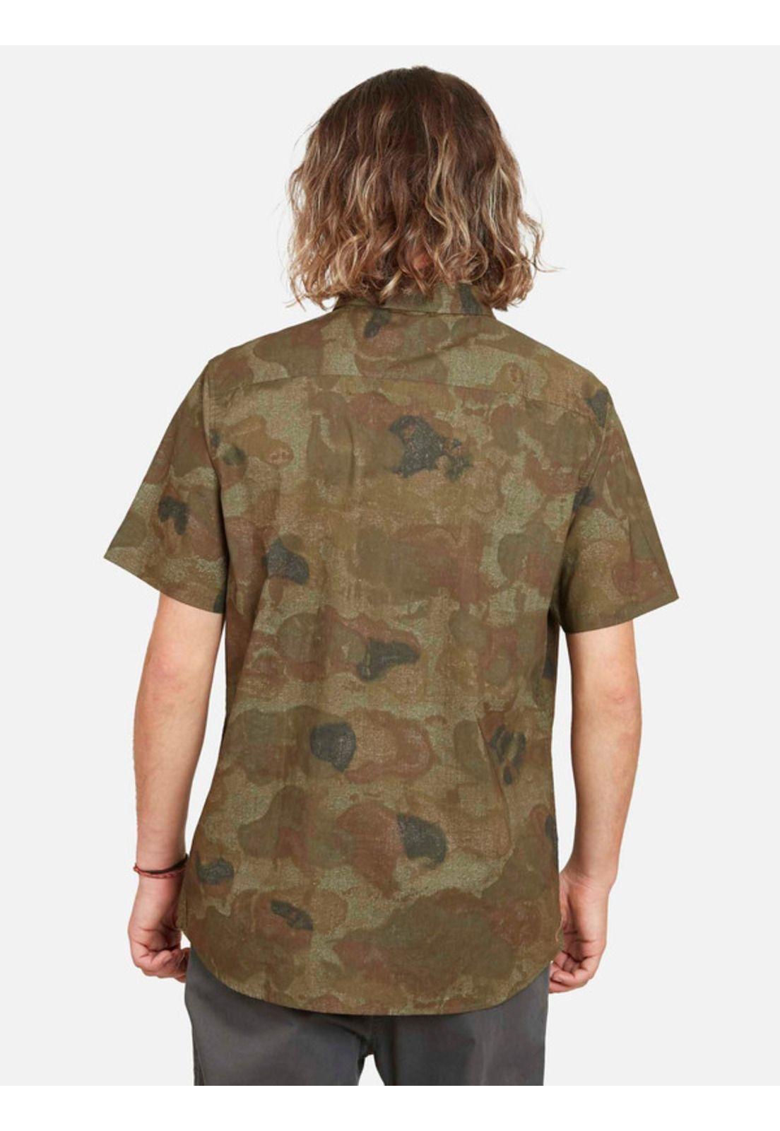 Camisa round about sleeve shirt  Hombre Multicolor Volcom-1