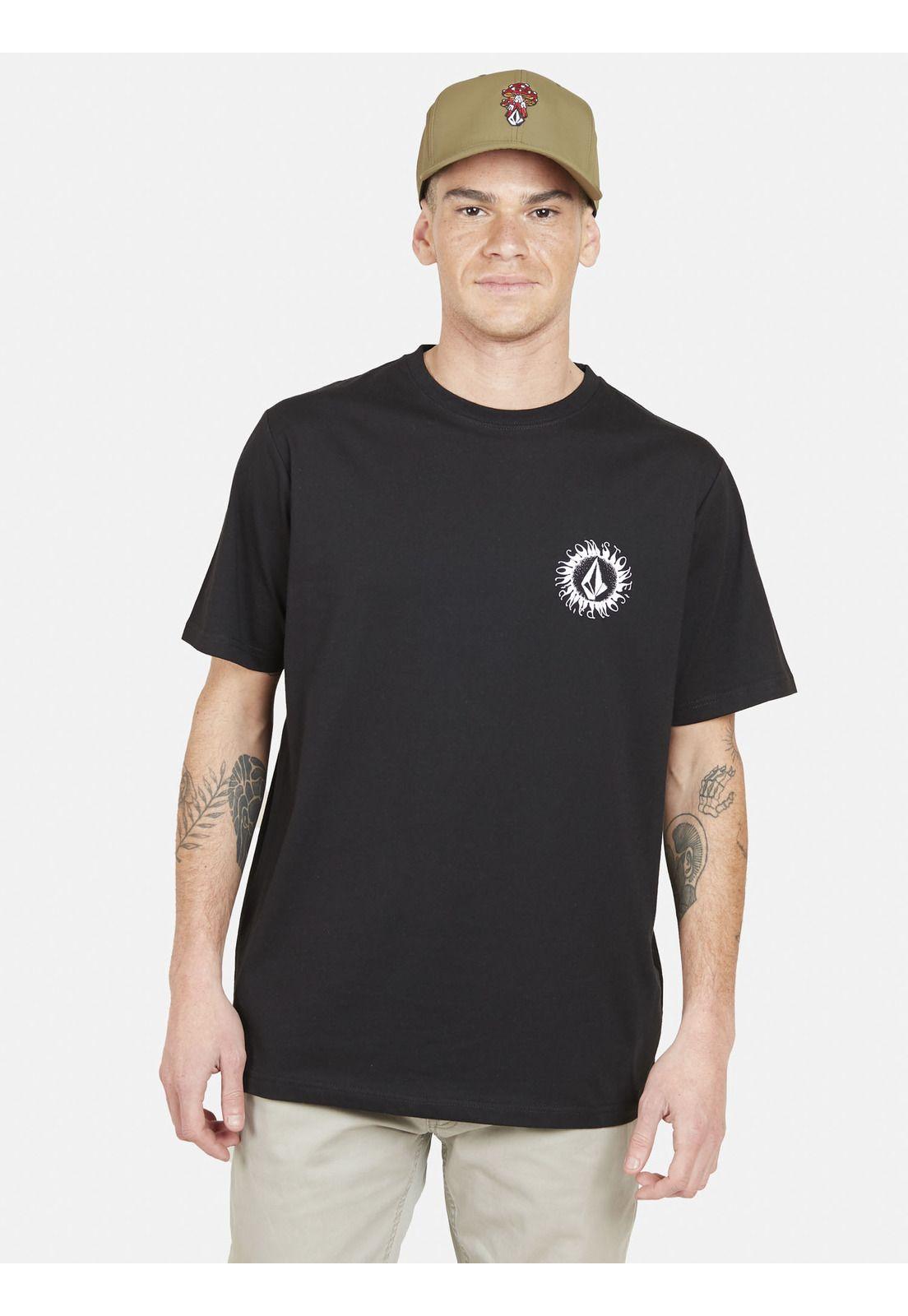 Polera EXUDER SS TEE Hombre Negro Volcom-0