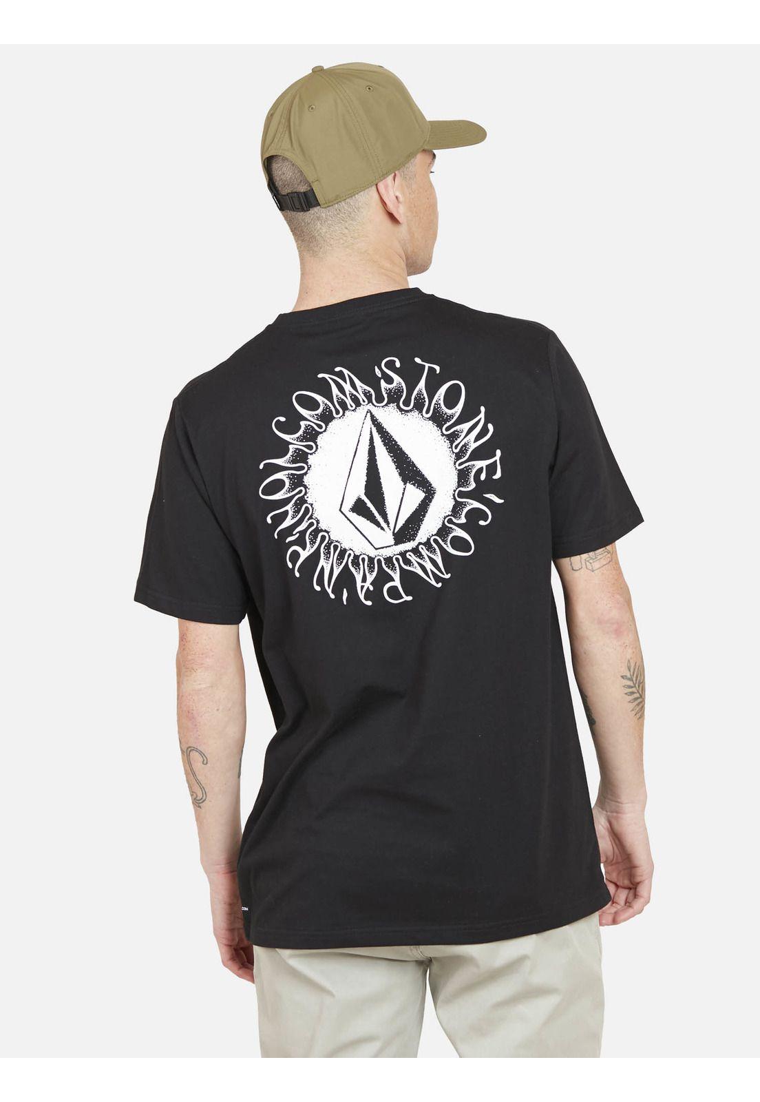 Polera EXUDER SS TEE Hombre Negro Volcom-1