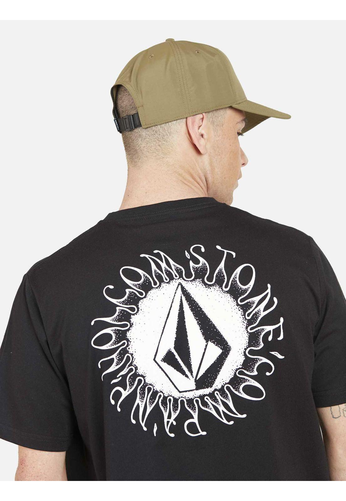 Polera EXUDER SS TEE Hombre Negro Volcom-2