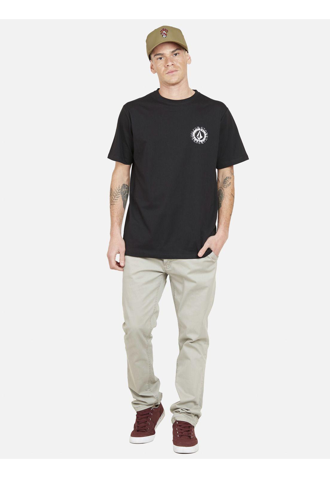 Polera EXUDER SS TEE Hombre Negro Volcom-3