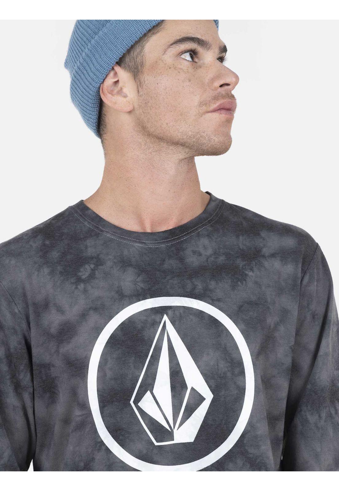 Polera Hombre BROKEN CIRCLE STONE L/S TEE Multicolor Volcom-2