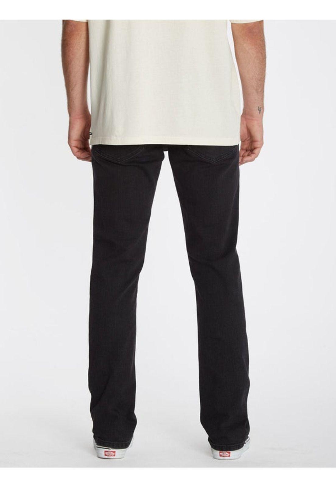 Pantalón SOLVER DENIM Hombre Negro Volcom-1