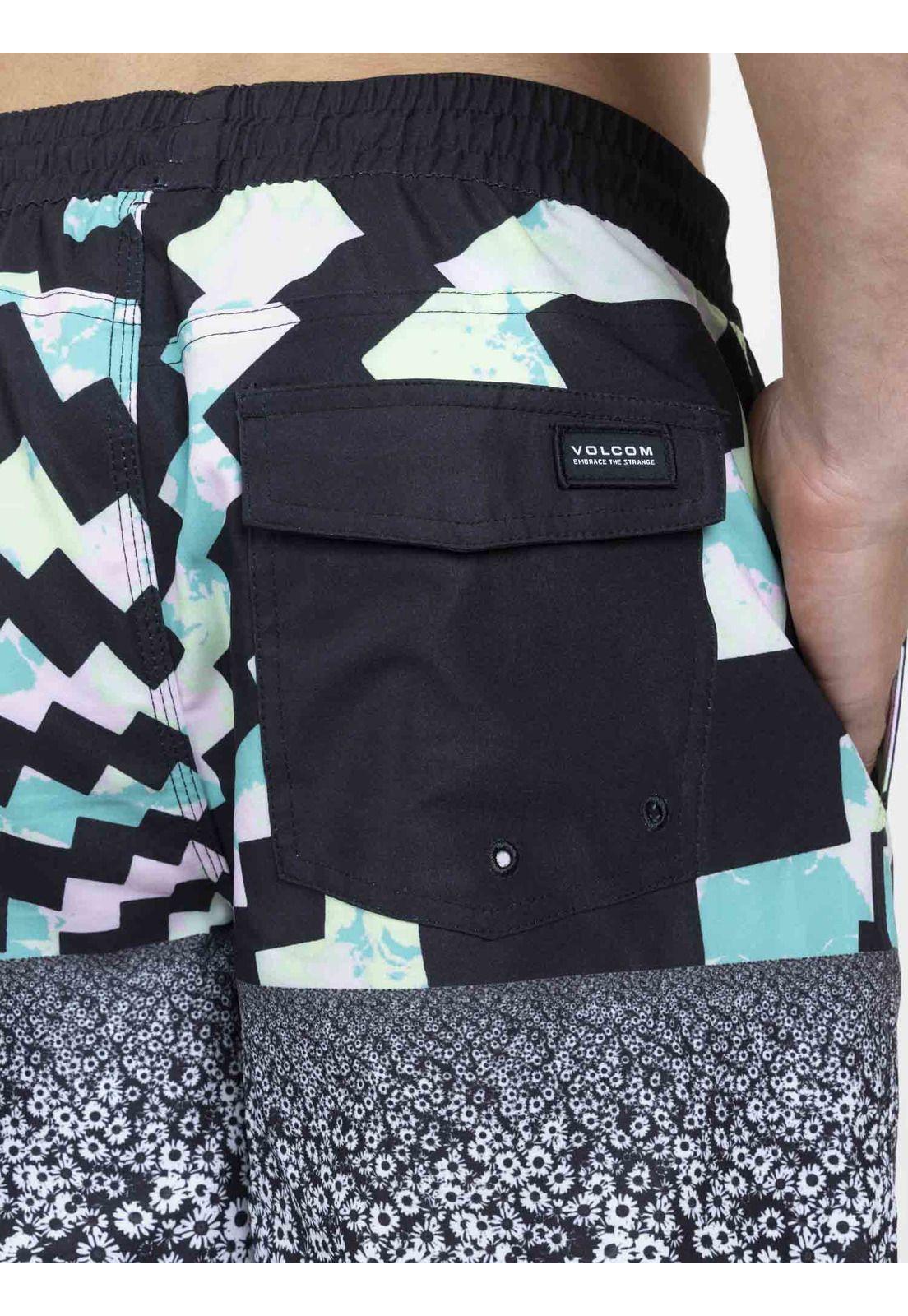 T. Baño Corto Hombre 7T281-MV22 Negro Volcom-2