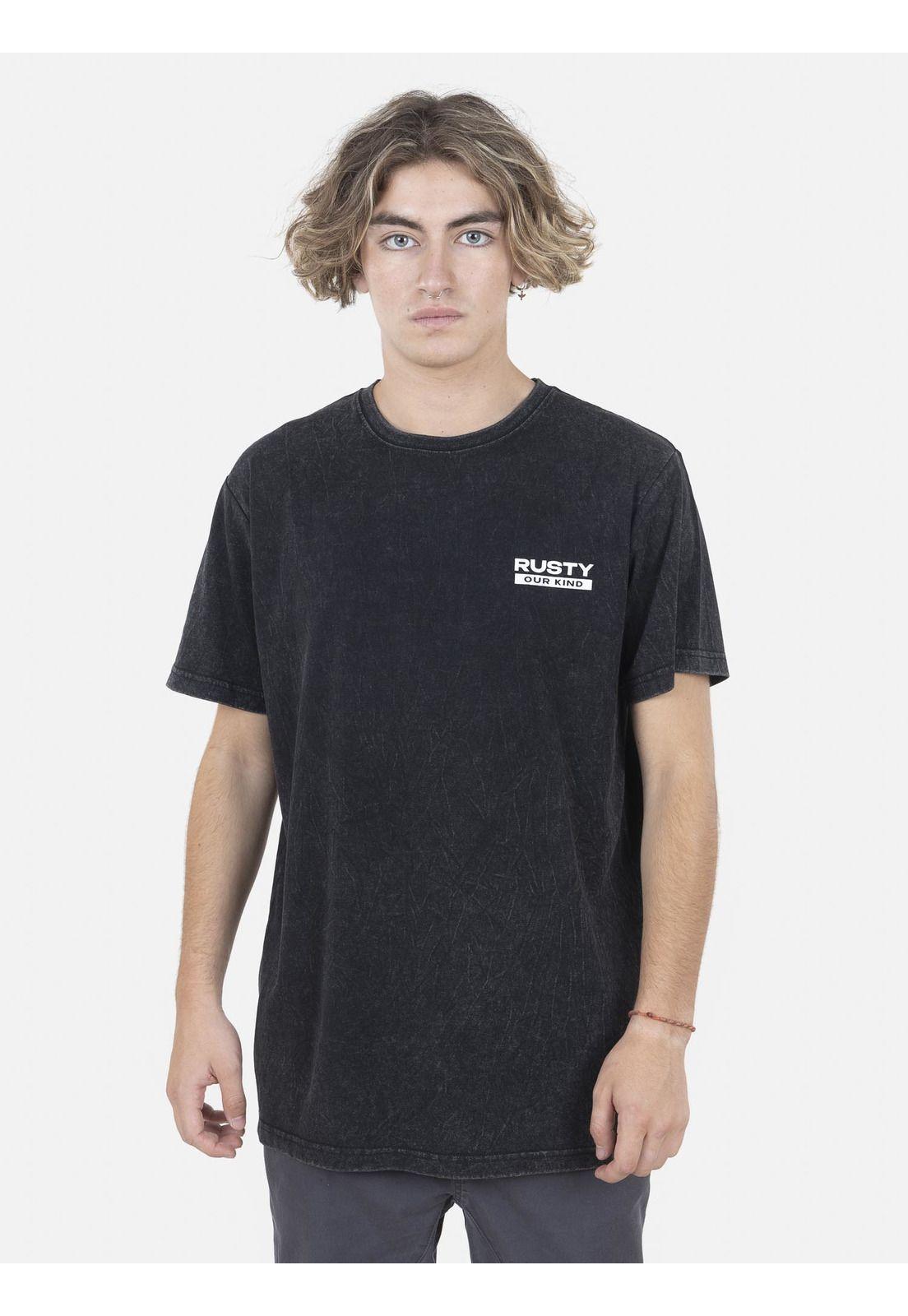 Polera Hombre DOOMSDAY Negro Rusty-0