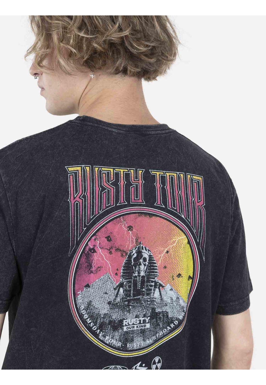 Polera Hombre DOOMSDAY Negro Rusty-2
