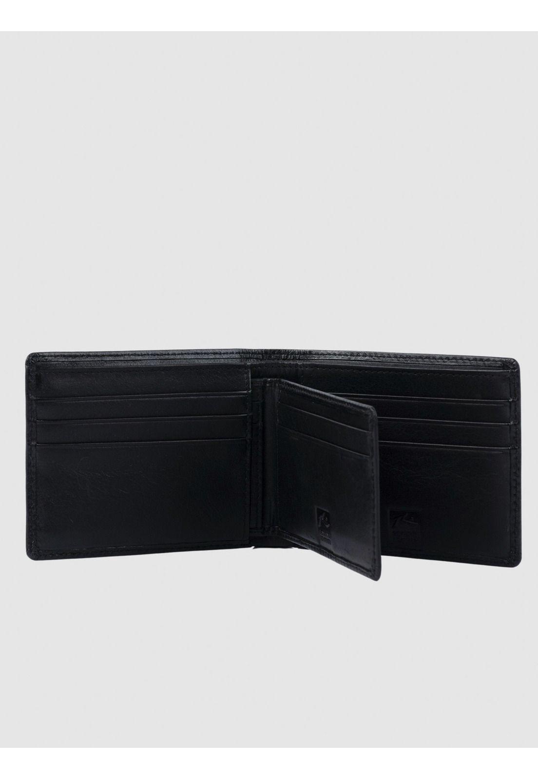 Billetera Hombre HIGH RIVER 2 LEATHER WALLET Negro Rusty-3