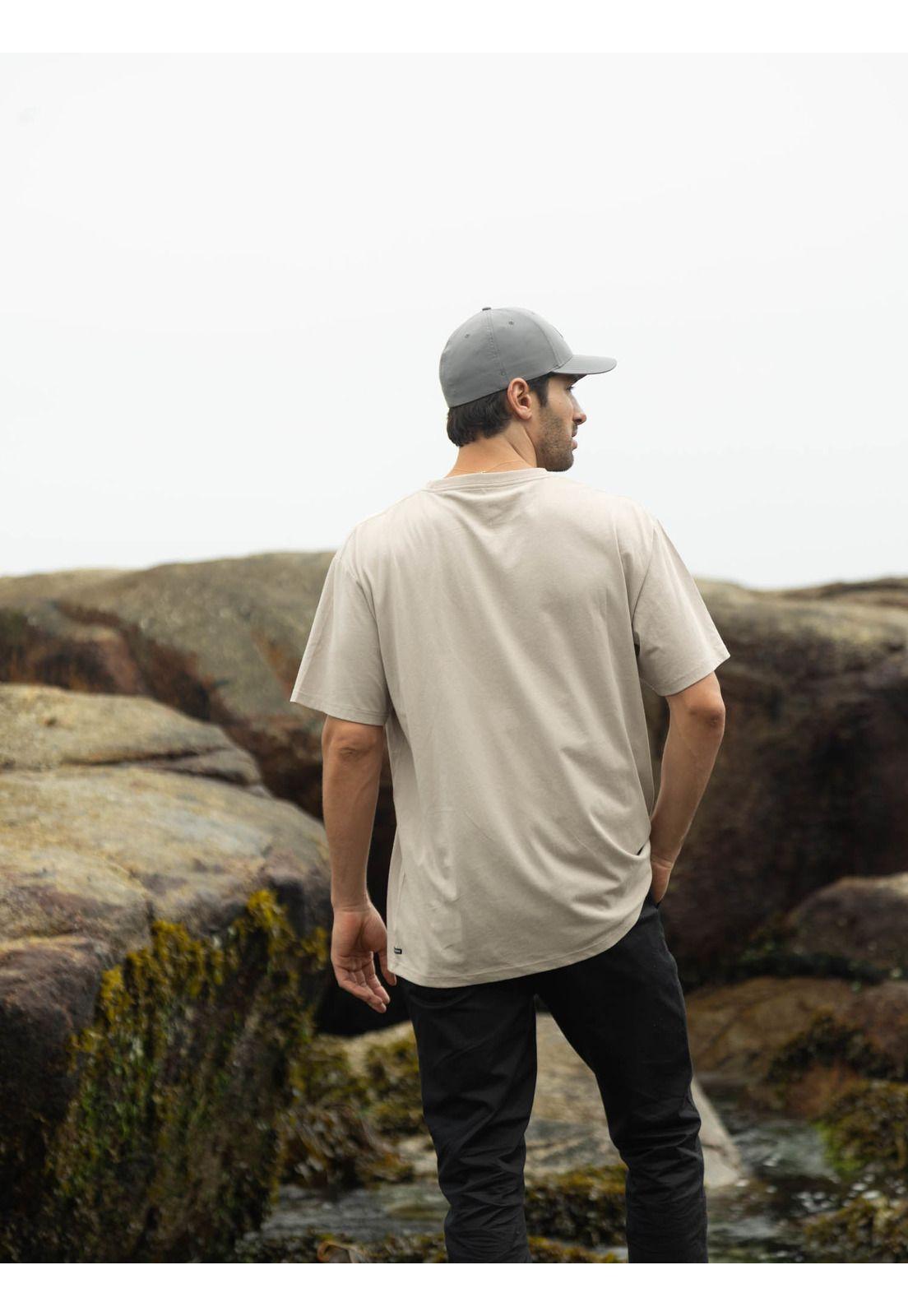 Polera MC Skidder Beige Hombre Volcom-2