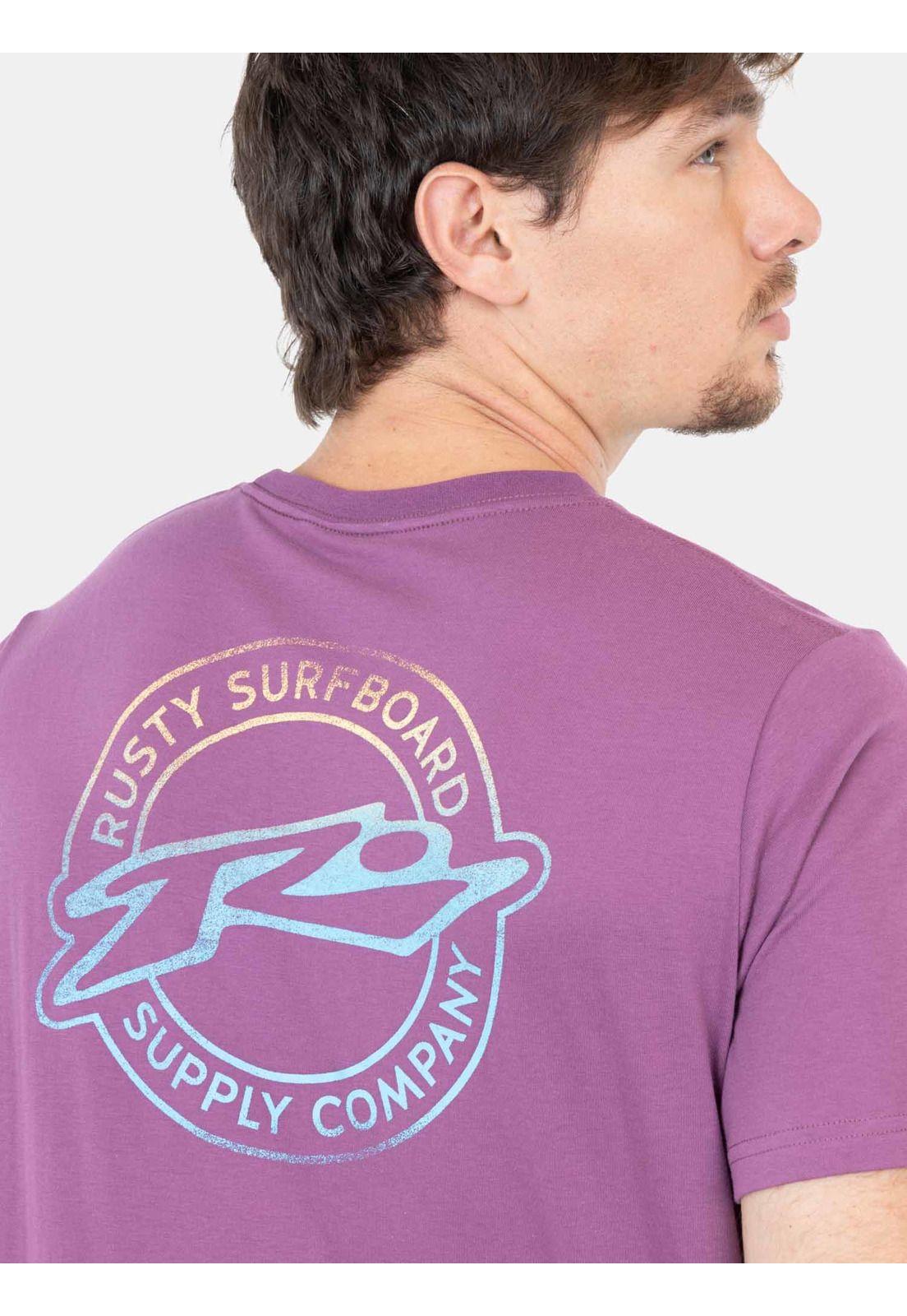 Polera Supply Co Ss Tee Morado Hombre Rusty-1