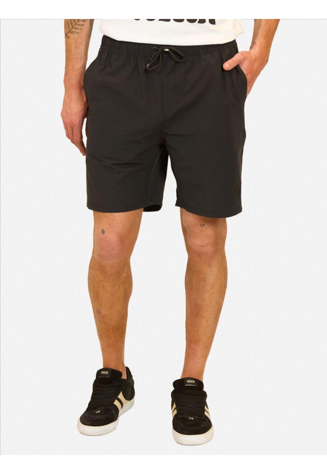 Bermuda Volcom Hybrid Melange Azul Hombre Volcom-0