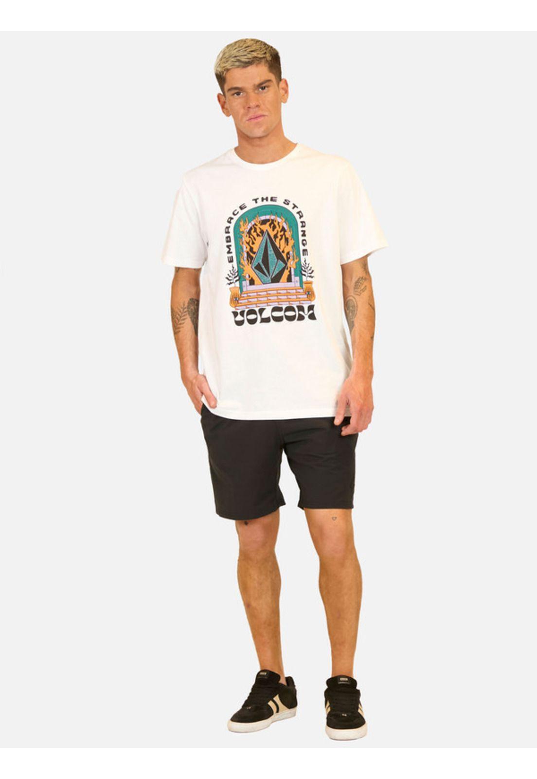 Bermuda Volcom Hybrid Melange Azul Hombre Volcom-3