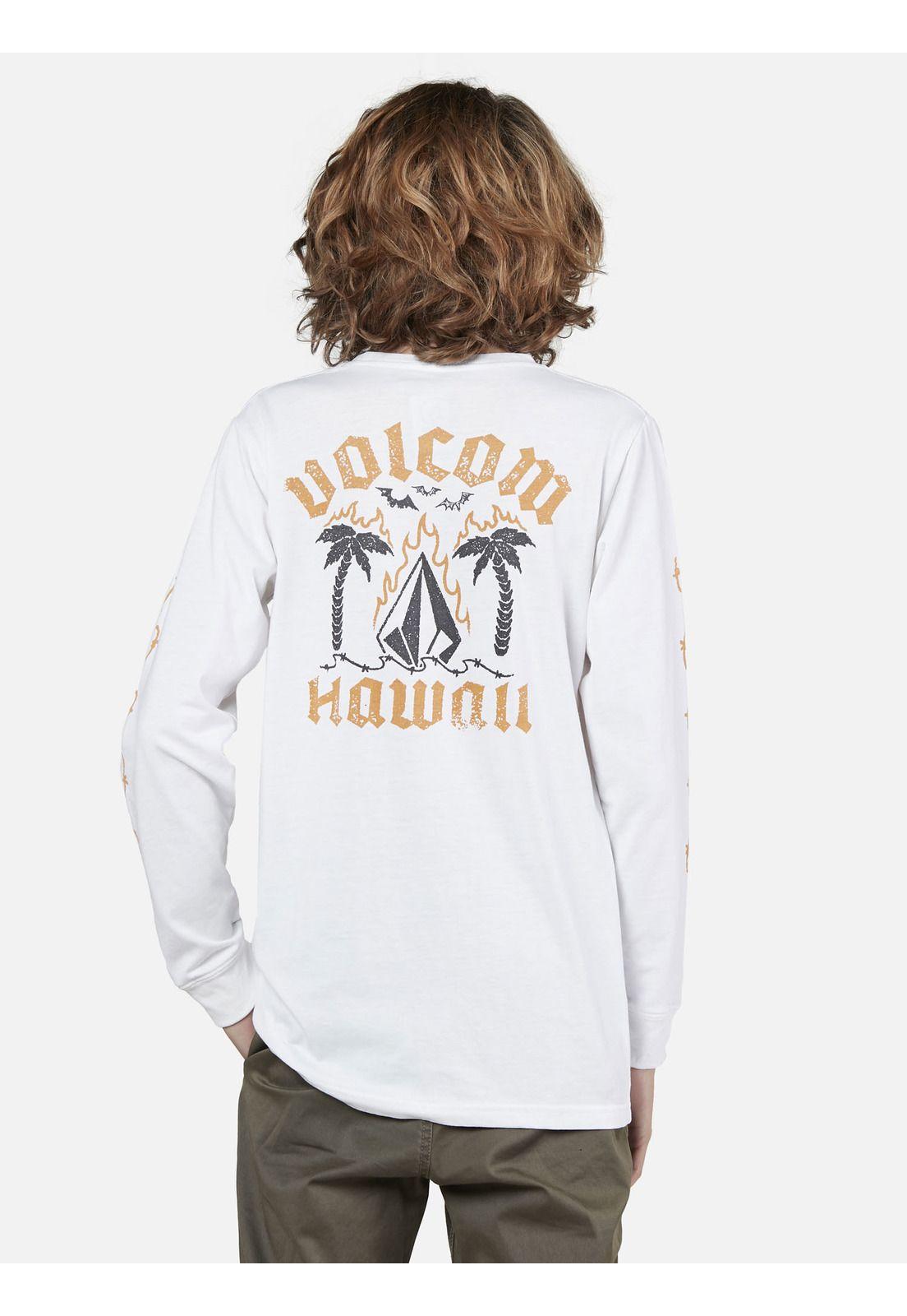 Polera M/L Juvenil 7P193-MV22 Blanco Volcom-1