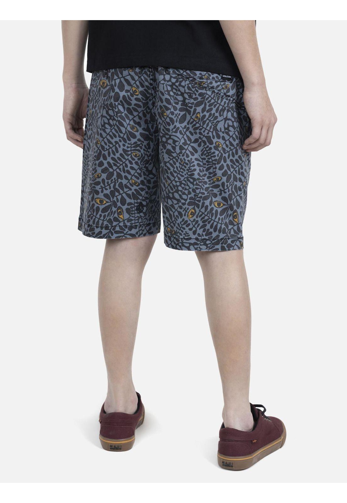 Bermuda Jogger Juvenil 7B314-MV22 Azul Volcom-1