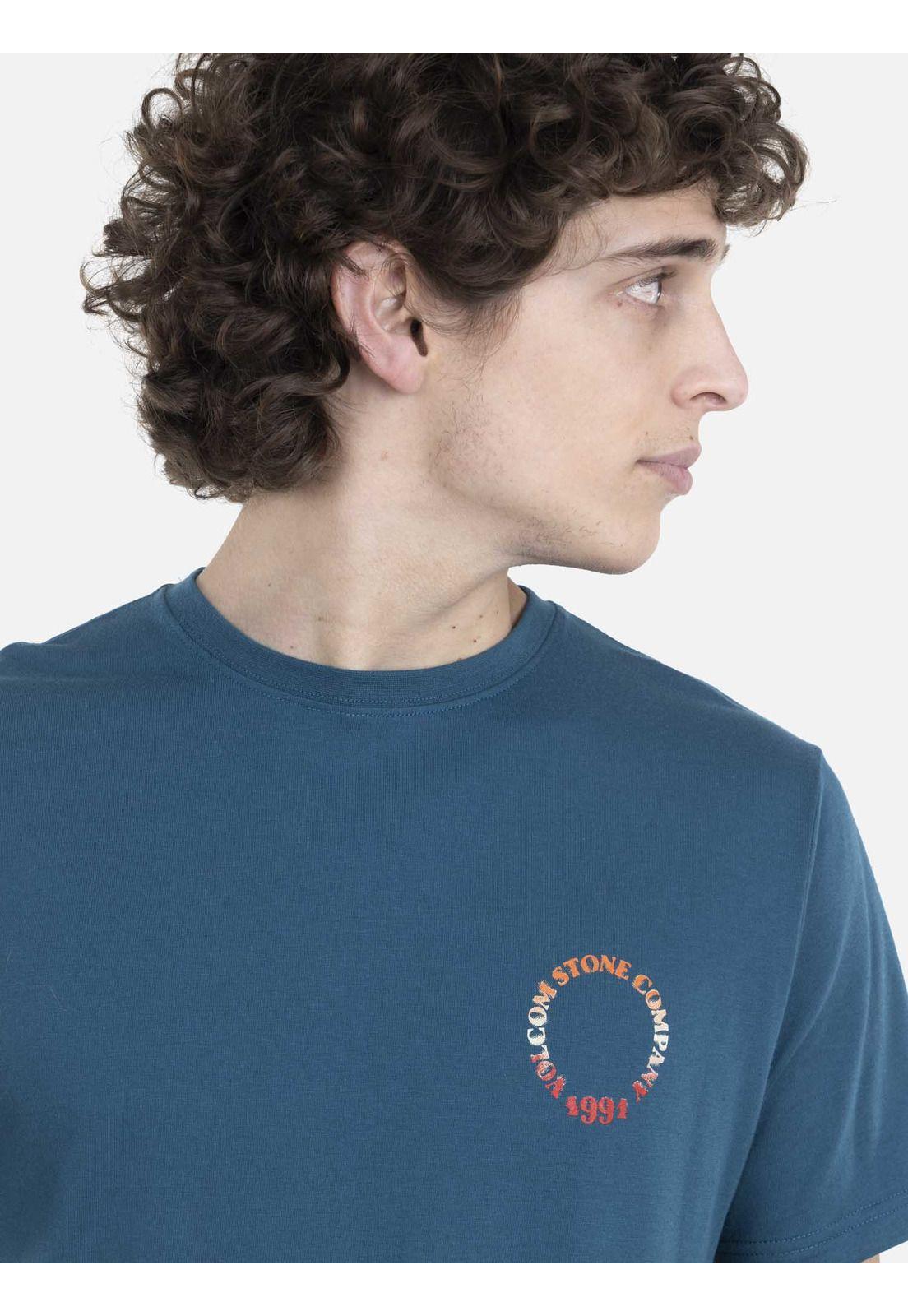 Polera M/C Básica Hombre 7P119-MV22 Azul Volcom-2