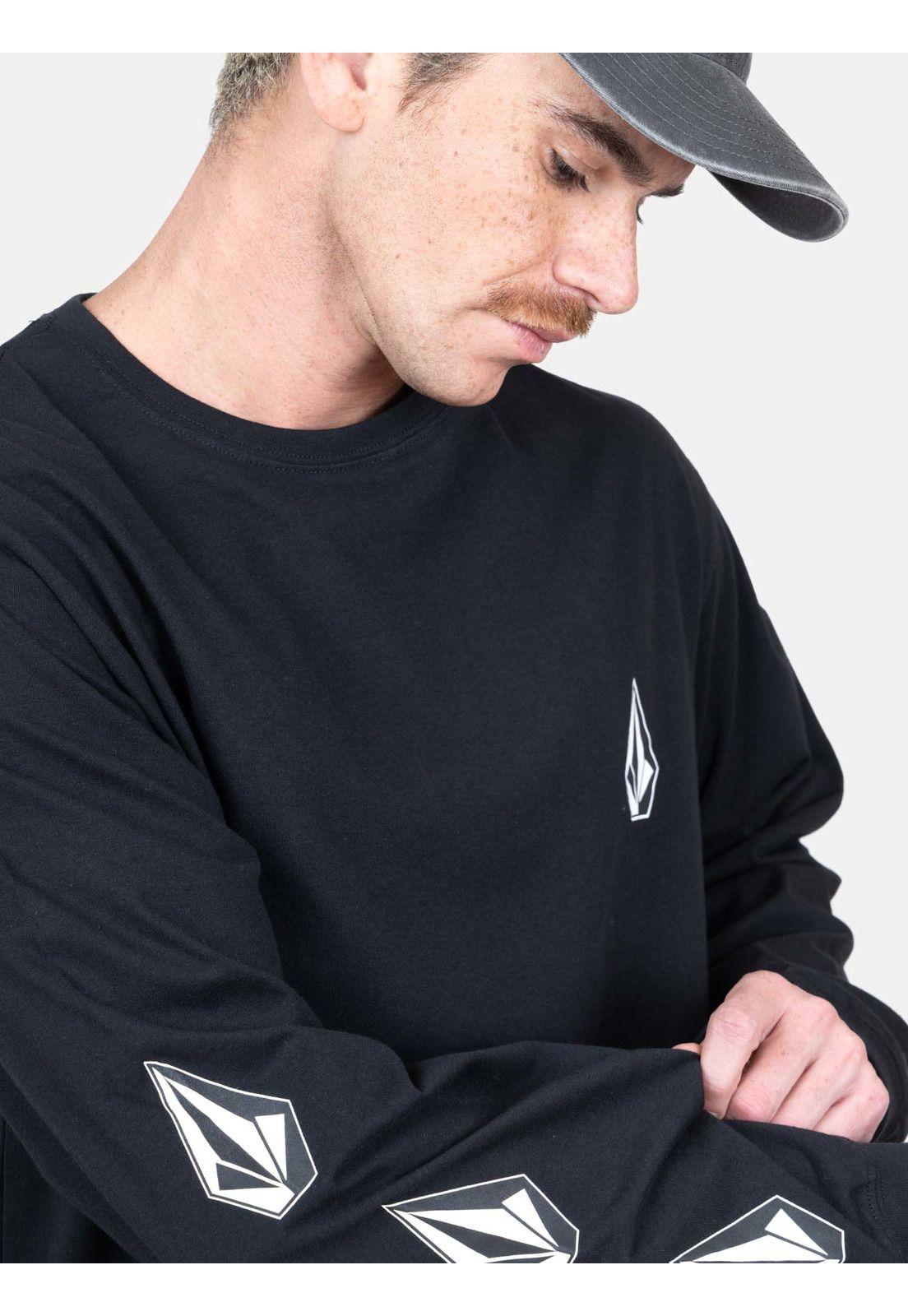 Polera ML Outstorm Negro Hombre Volcom-2