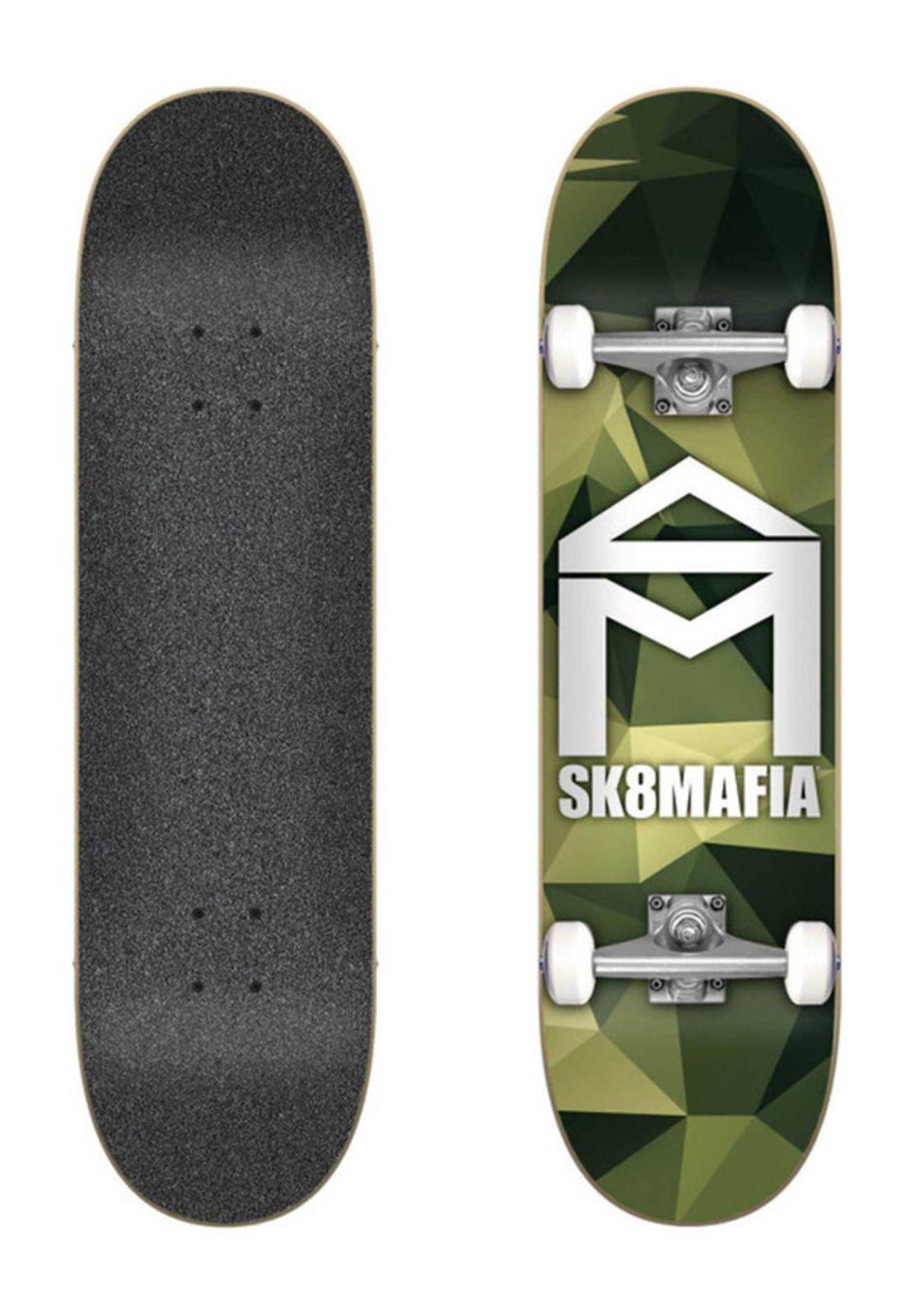 Skate Complete House Logo Camo Verde Volcom-0