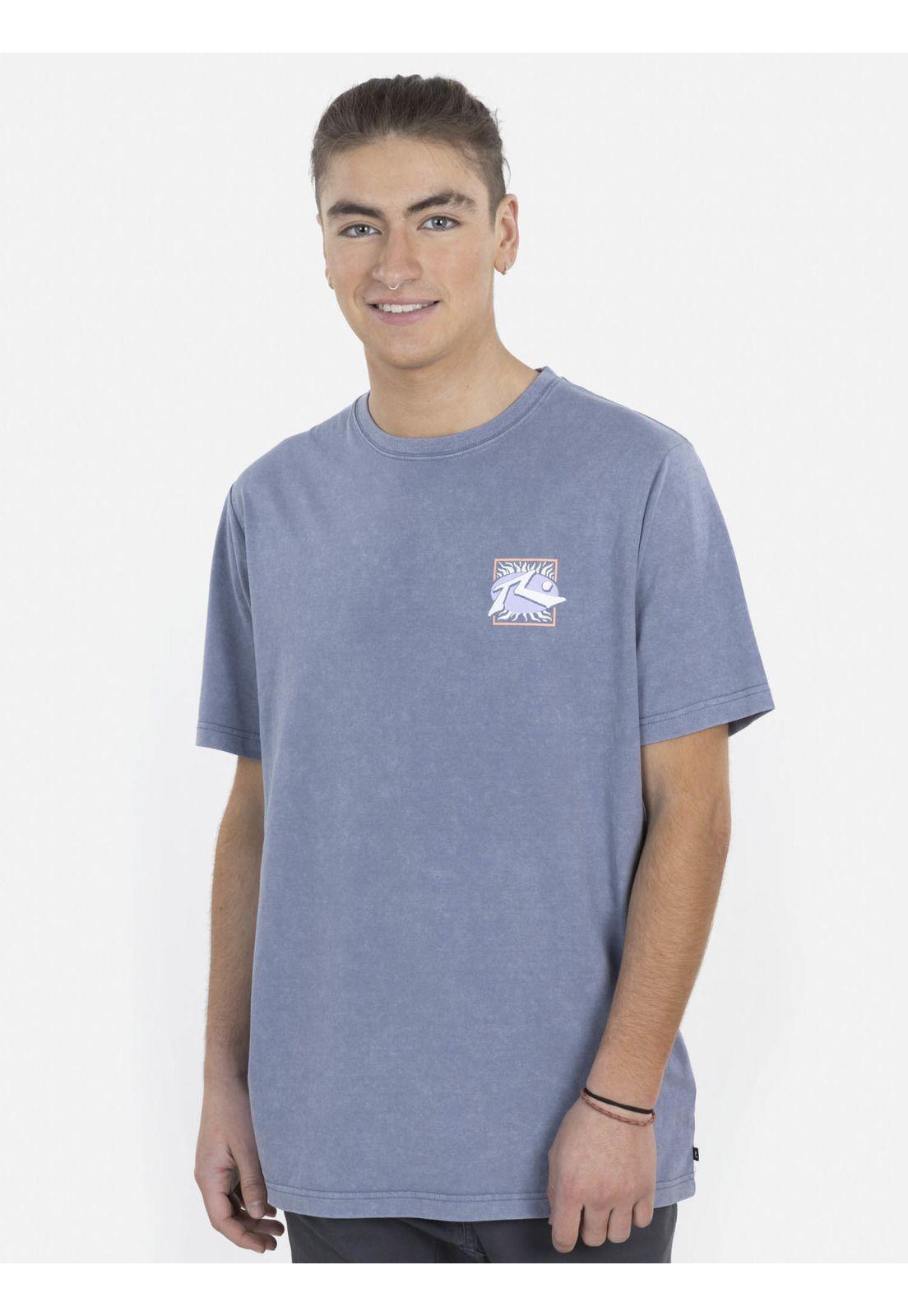 Polera Kapak Inti Raymi SS tee Hombre Denim Rusty-0
