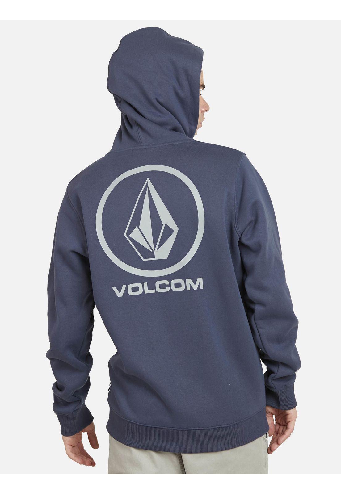 Poleron DIAMOND VLCM FZ Hombre Azul Volcom-1