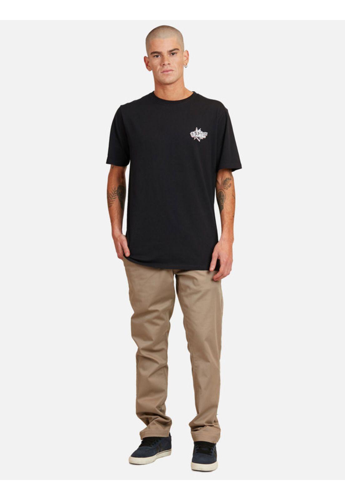 Polera M/C Volcom Ent Logo Negro Hombre Volcom-4