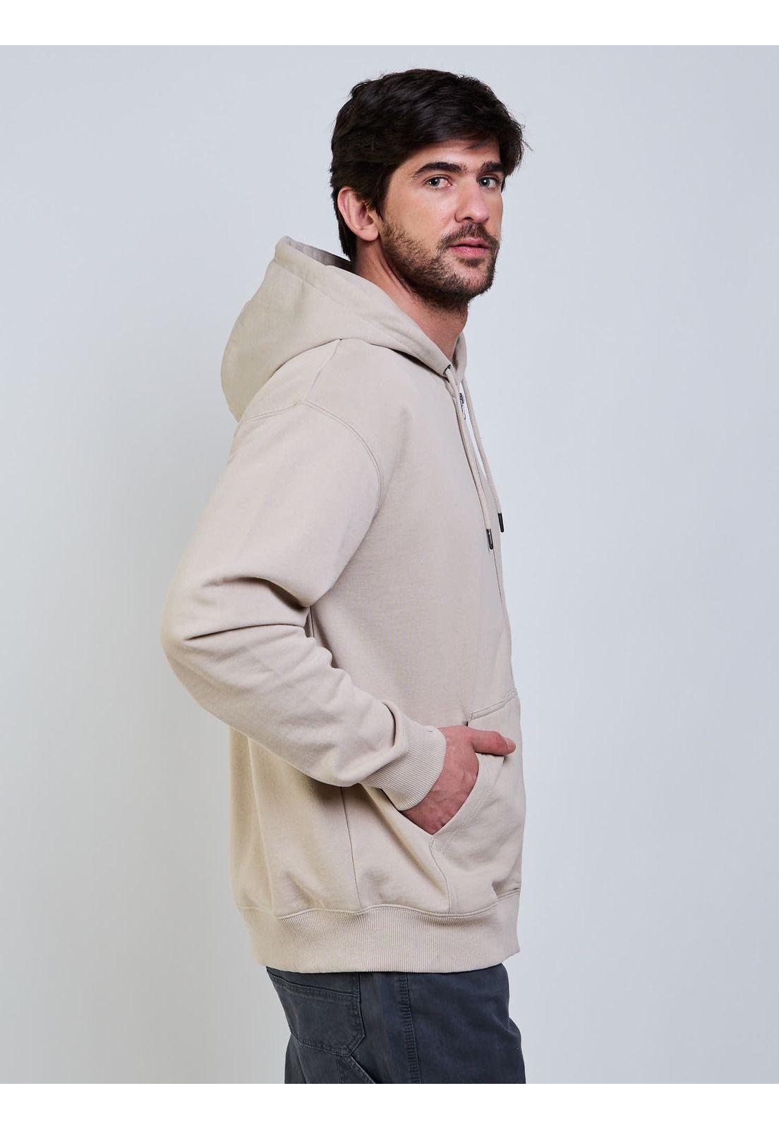 Poleron FZ Single Stone Zip Beige Hombre Volcom-2