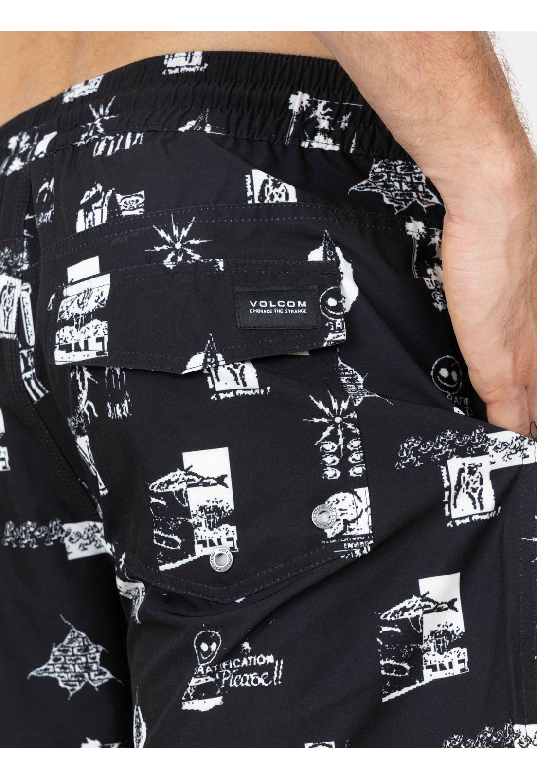 Traje De Baño Corto Trail Multicolor Hombre Volcom-2