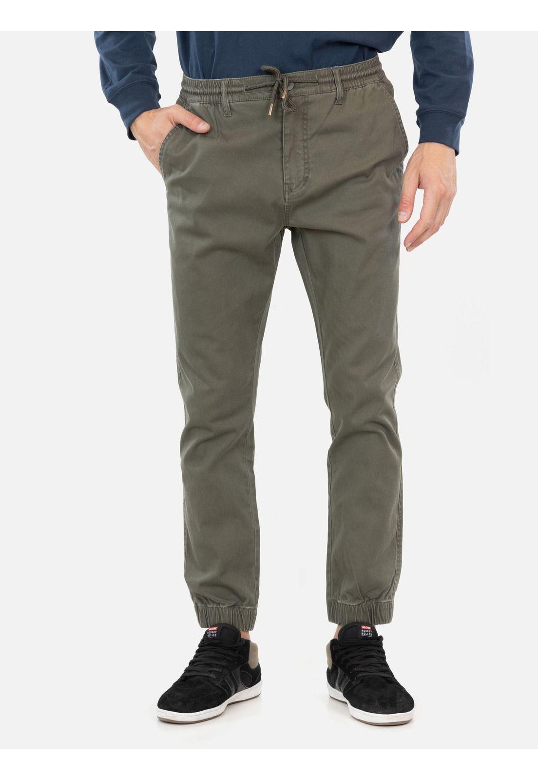 Pantalon Clash Verde Hombre Rusty-0