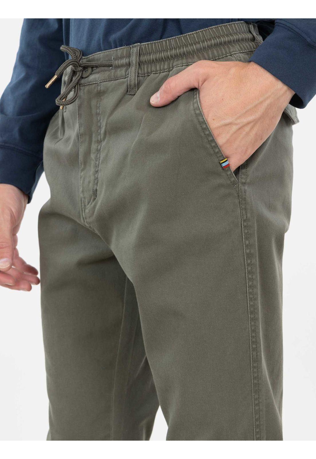 Pantalon Clash Verde Hombre Rusty-2