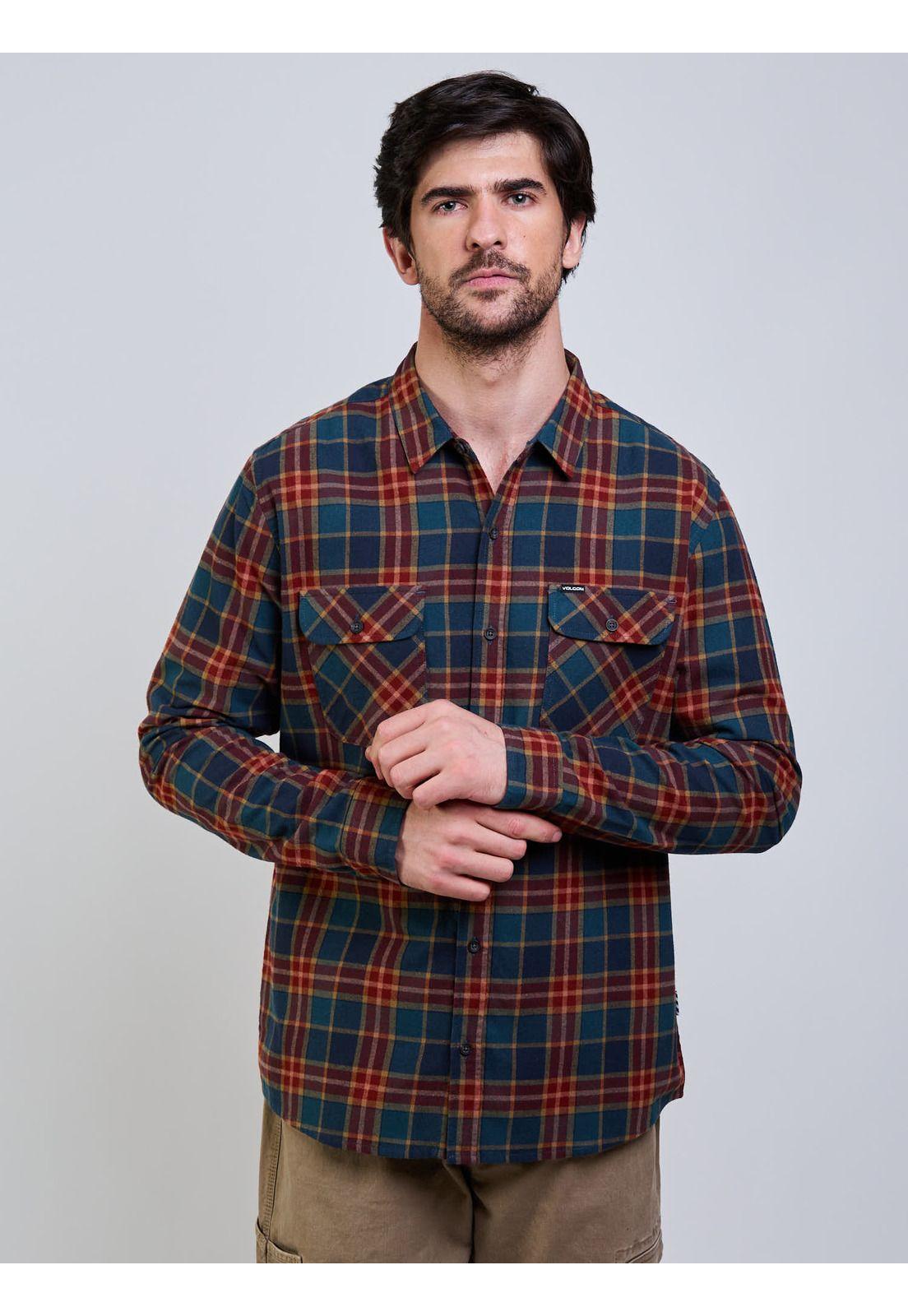 Camisa ML Shred Mcolor Hombre Volcom-0