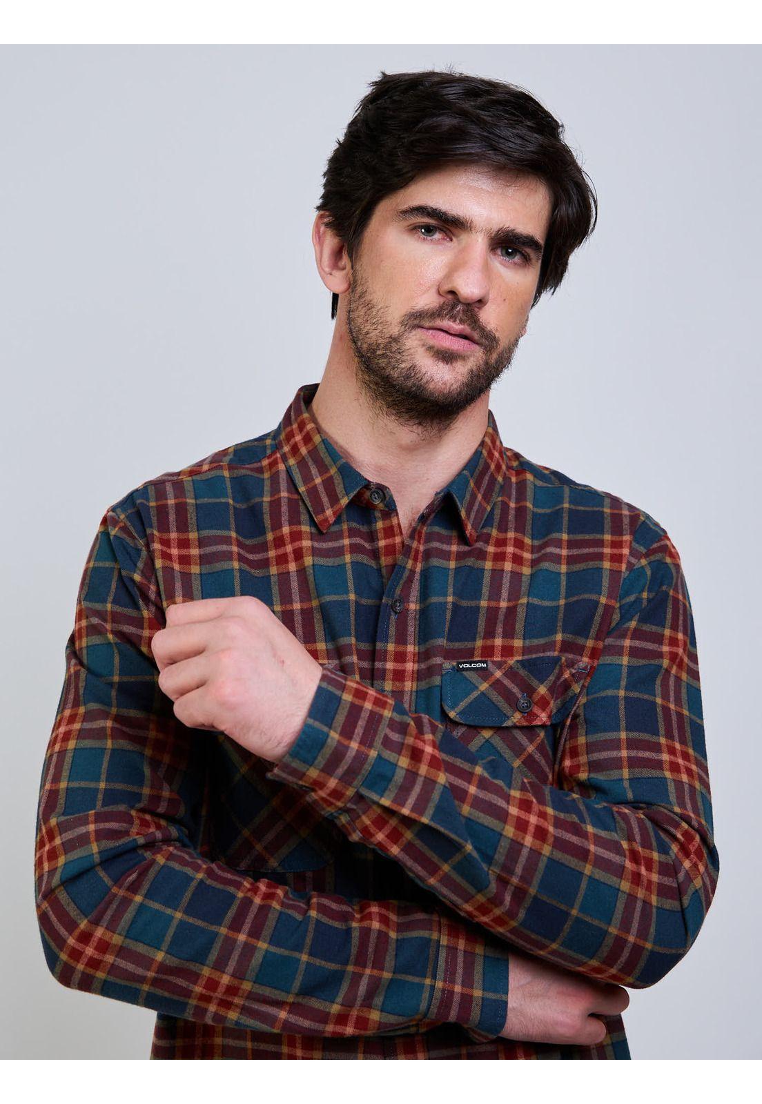 Camisa ML Shred Mcolor Hombre Volcom-3