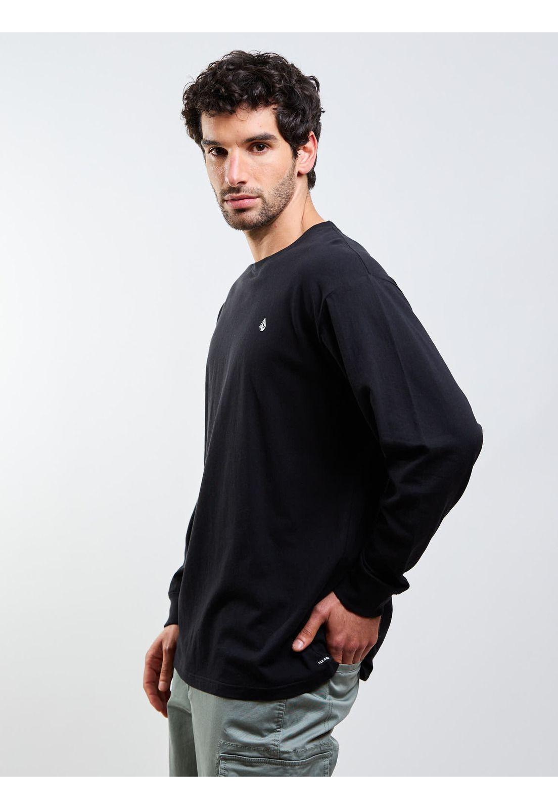 Polera ML VLC Stone Negro Hombre Volcom-2