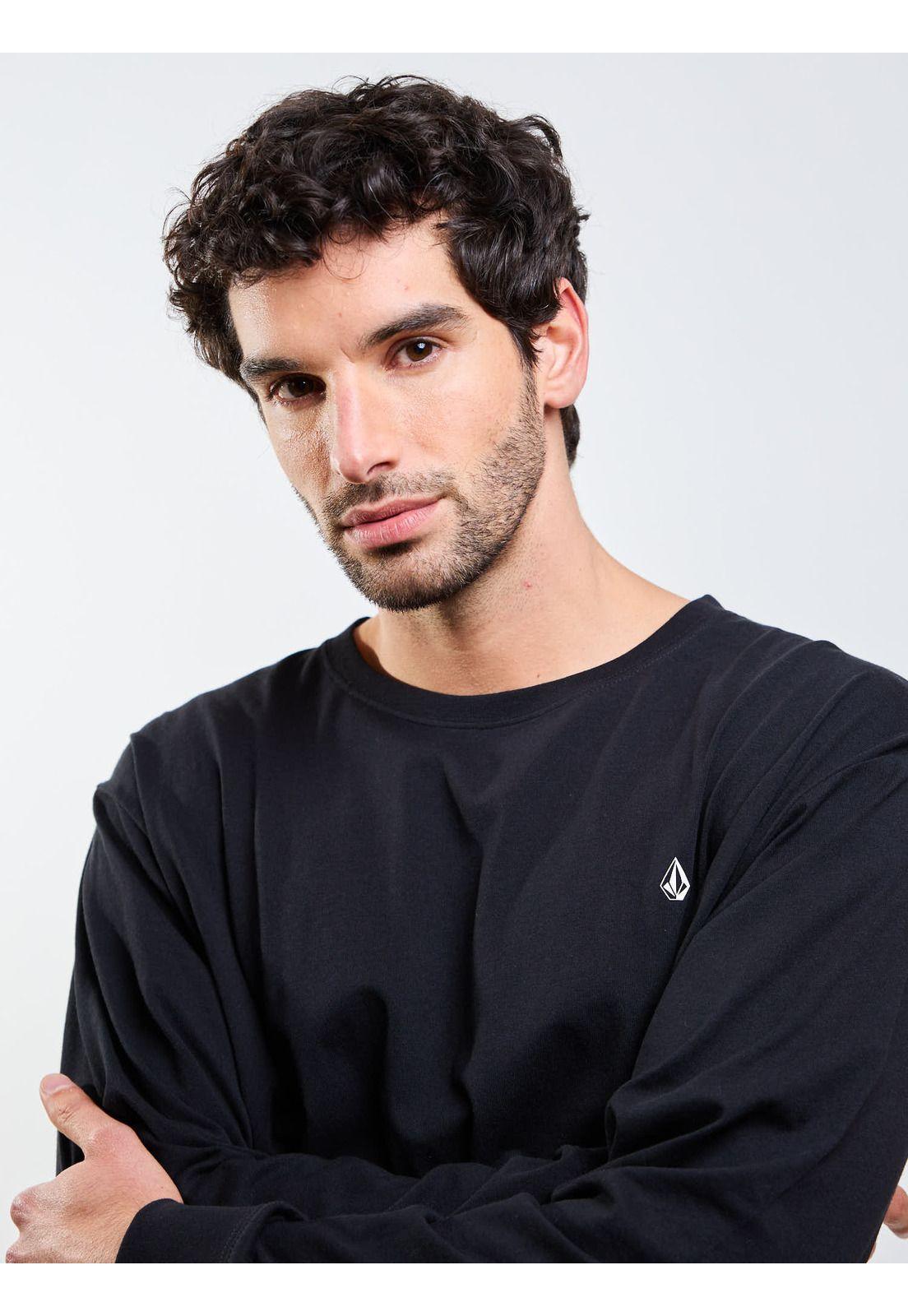 Polera ML VLC Stone Negro Hombre Volcom-3